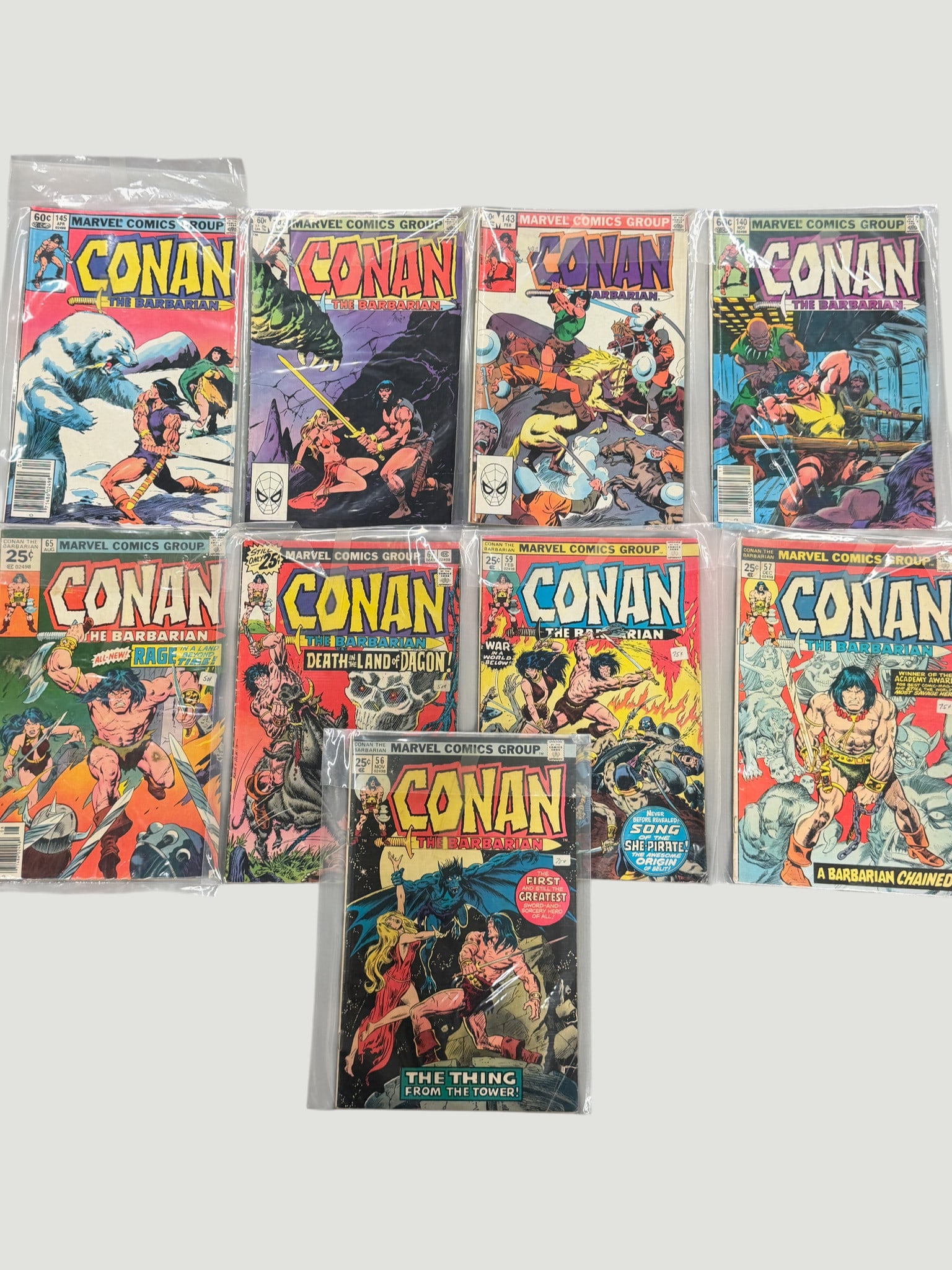 Marvel Comics Conan the Barbarian Bronze Age Collection (10 Issues, 1970s–80s) (1 of 4)