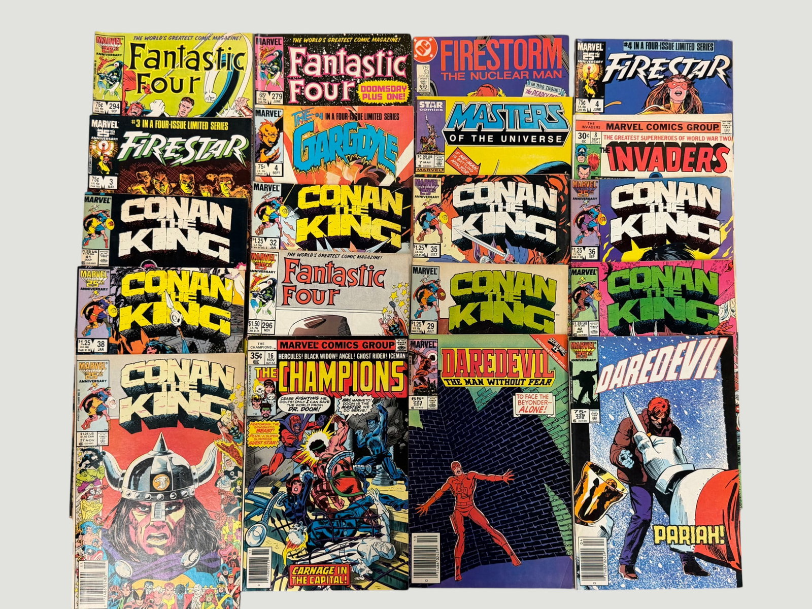 Marvel Comics Bronze/Copper Age Mixed Lot x20 — Conan, Daredevil, Fantastic Four + (1 of 4)