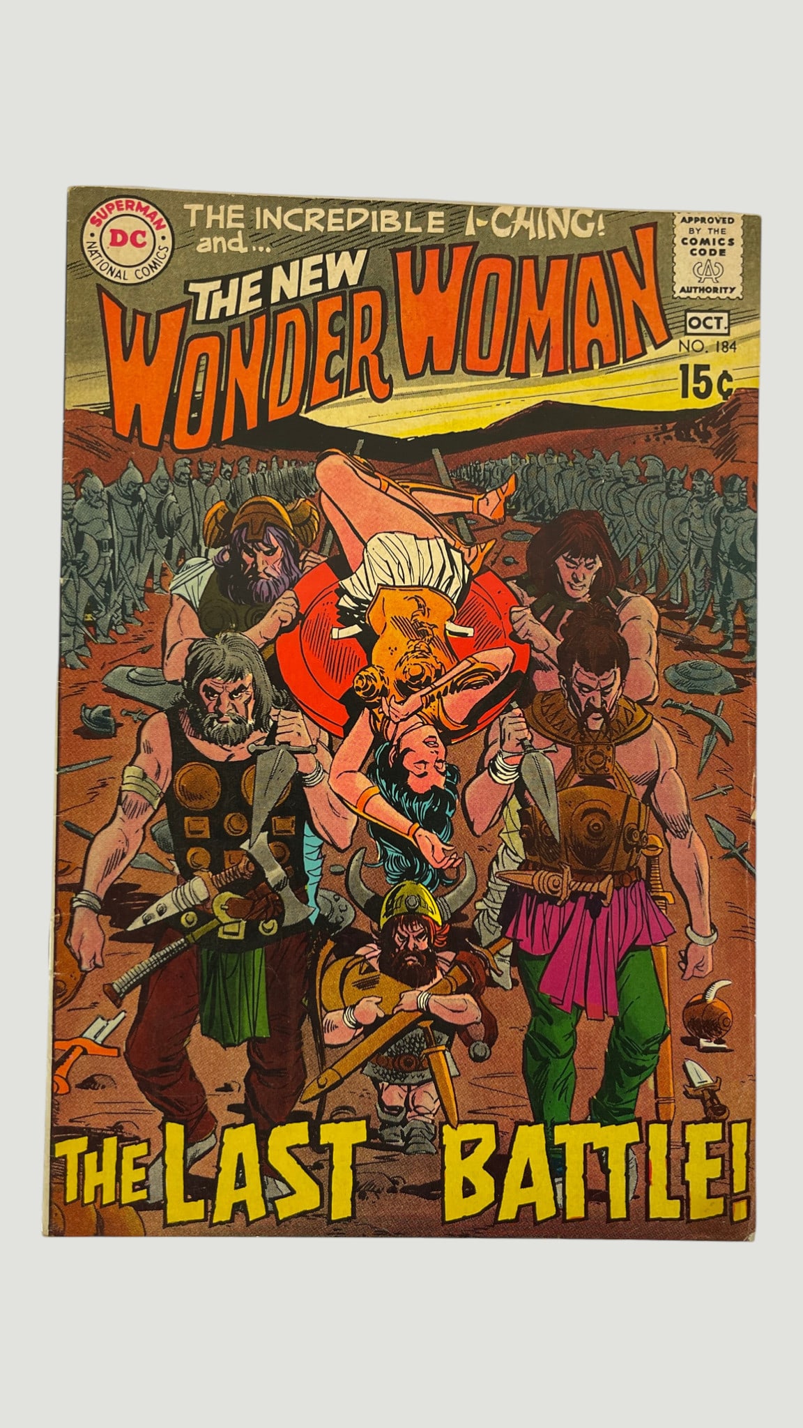 DC Comics The New Wonder Woman #184 'The Last Battle' Oct 1969 (1 of 3)