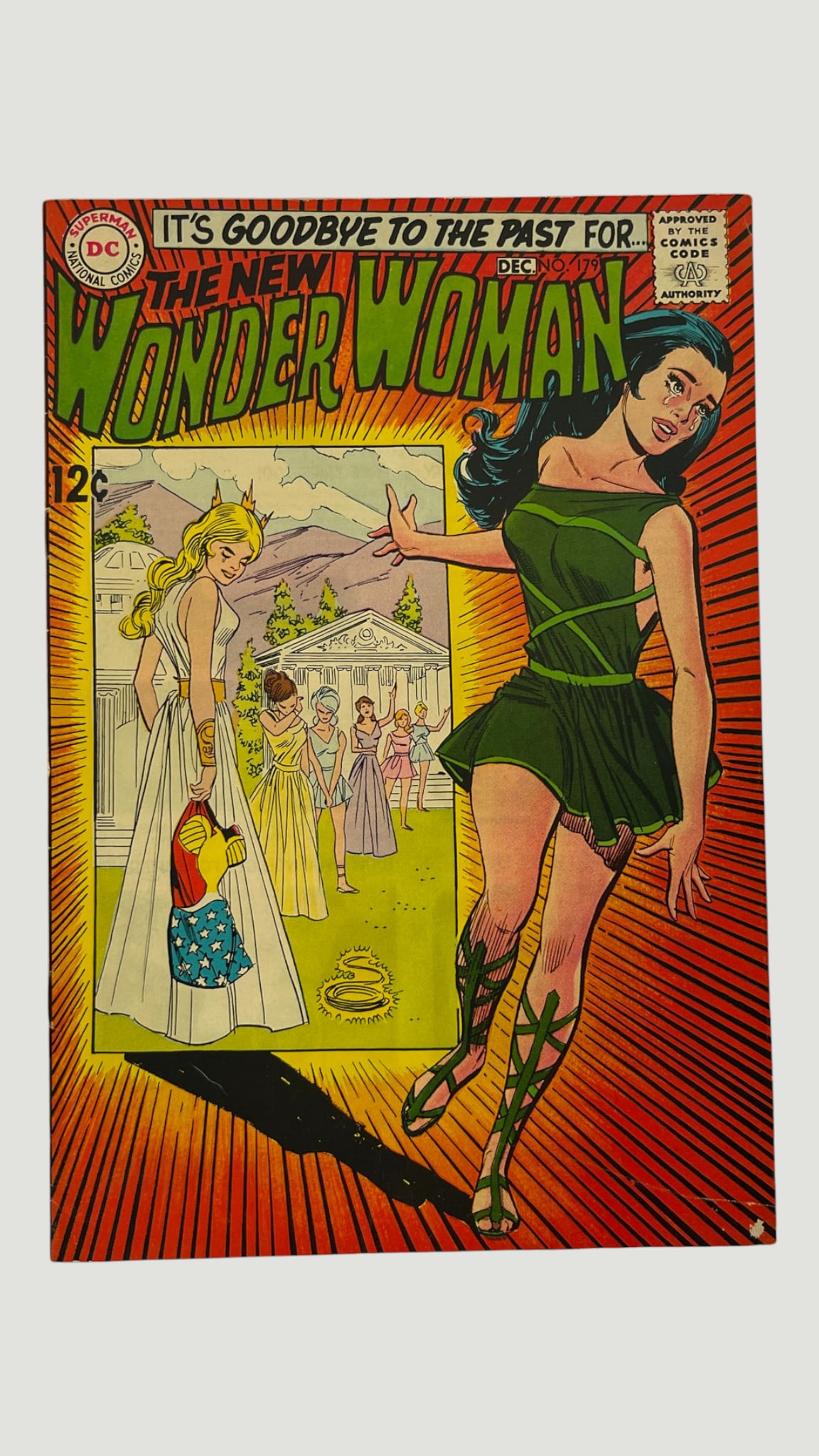 DC Comics The New Wonder Woman #179, Superman National Comics, Dec 1968 (1 of 3)