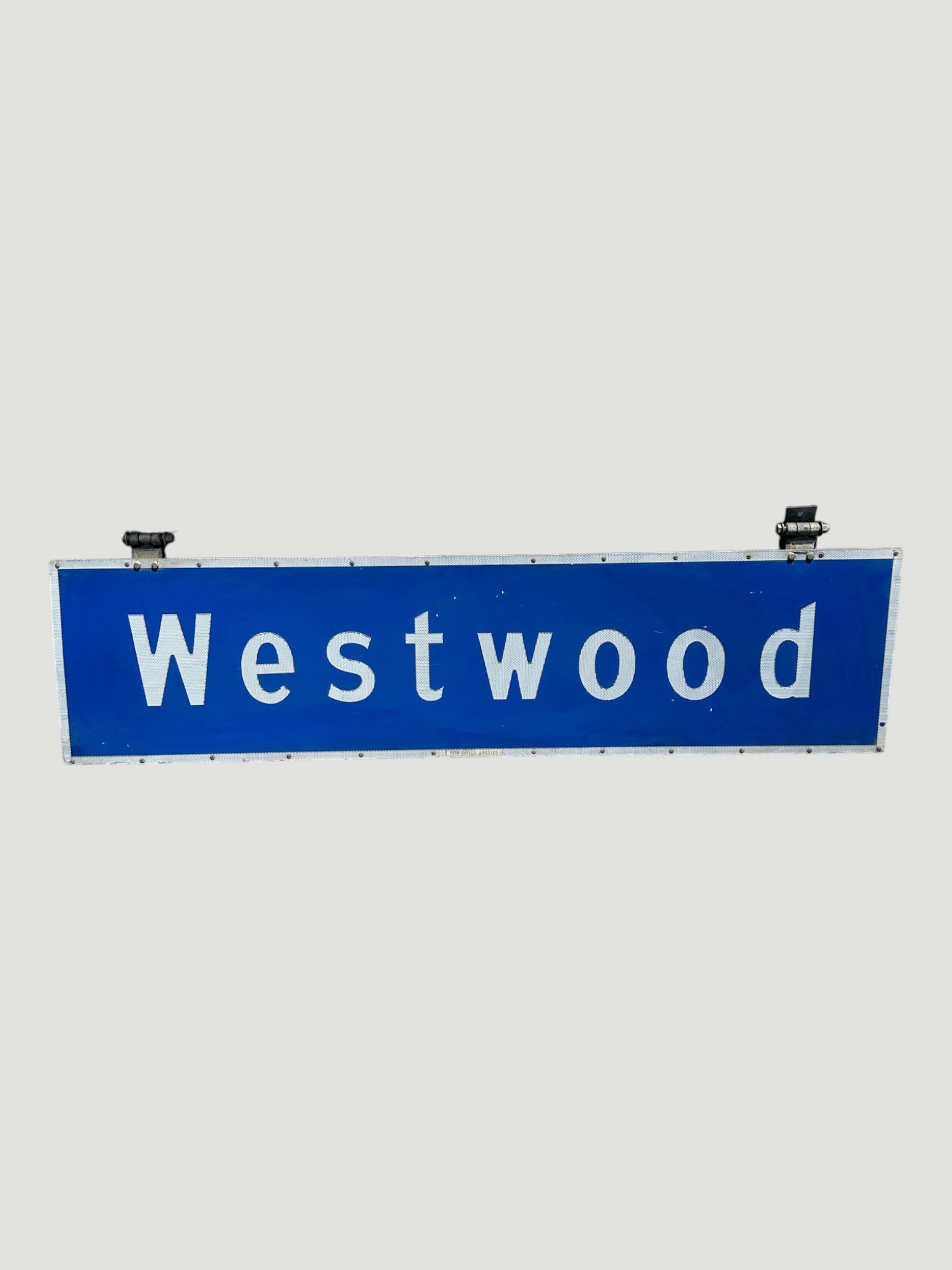 Vintage Westwood Los Angeles, CA Large Street Sign 72" x 18": Vintage Westwood Los Angeles, CA Large Street Sign 72" x 18"