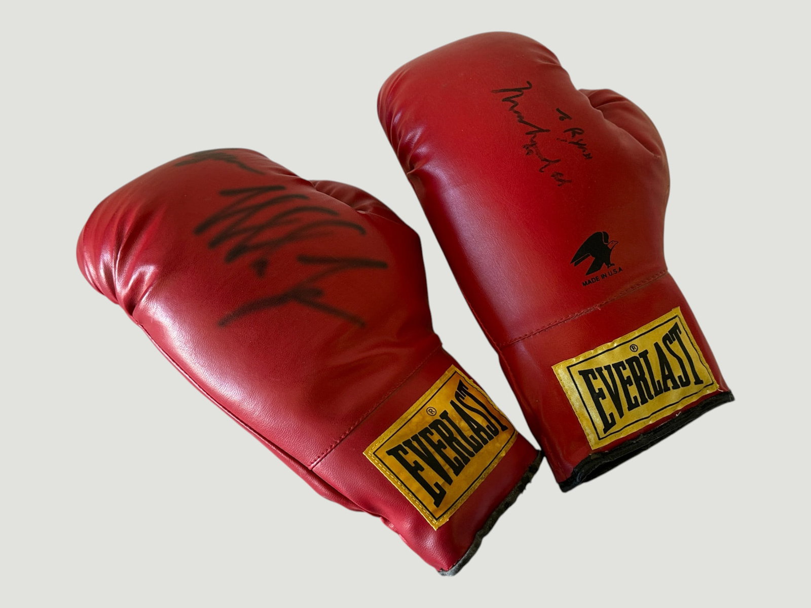 Everlast Signed Boxing Gloves Personalized to Ryan - Muhammad Ali and Mike Tyson: Everlast Signed Boxing Gloves Personalized to Ryan - Muhammad Ali and Mike Tyson