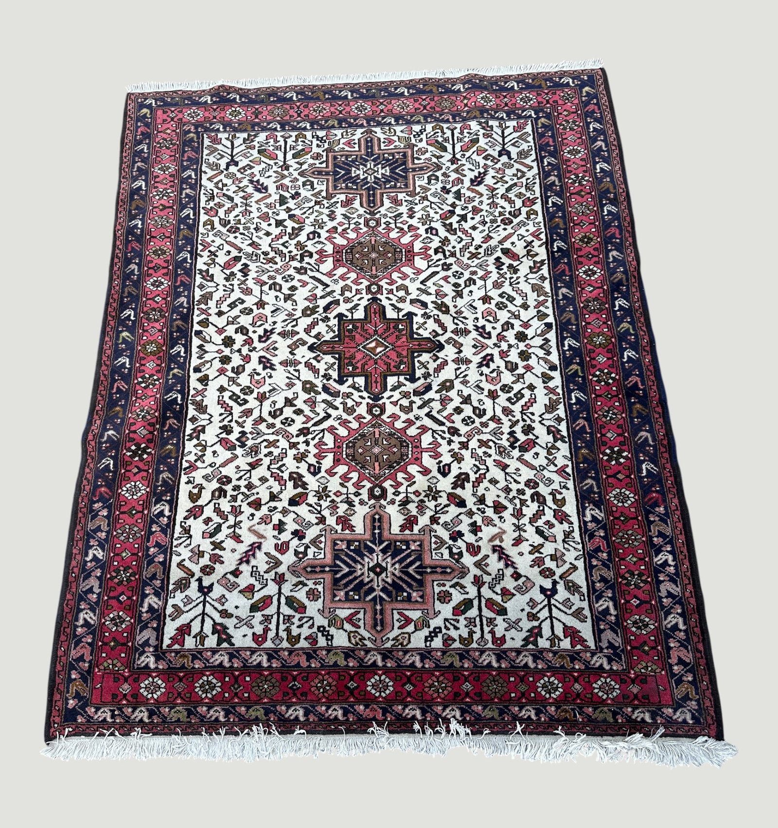 Vintage Persian Middle Eastern Carpet Rug (1 of 3)