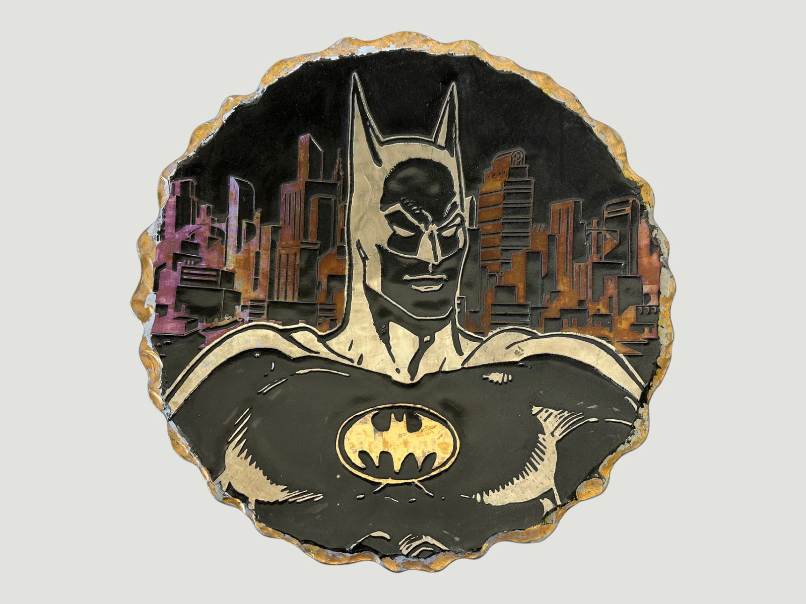 BATMAN Signed & Numbered DC Comics Exclusive Charger Plate (1 of 5)