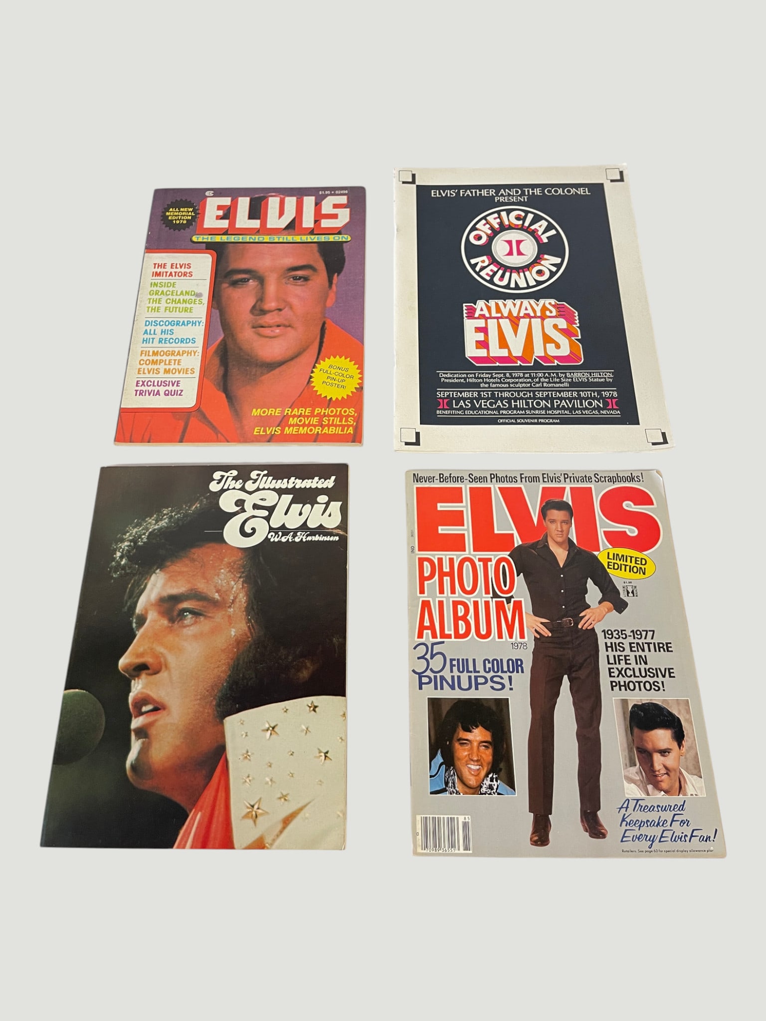 Elvis Presley Paperback Book Collection x5 Vintage (1 of 1)
