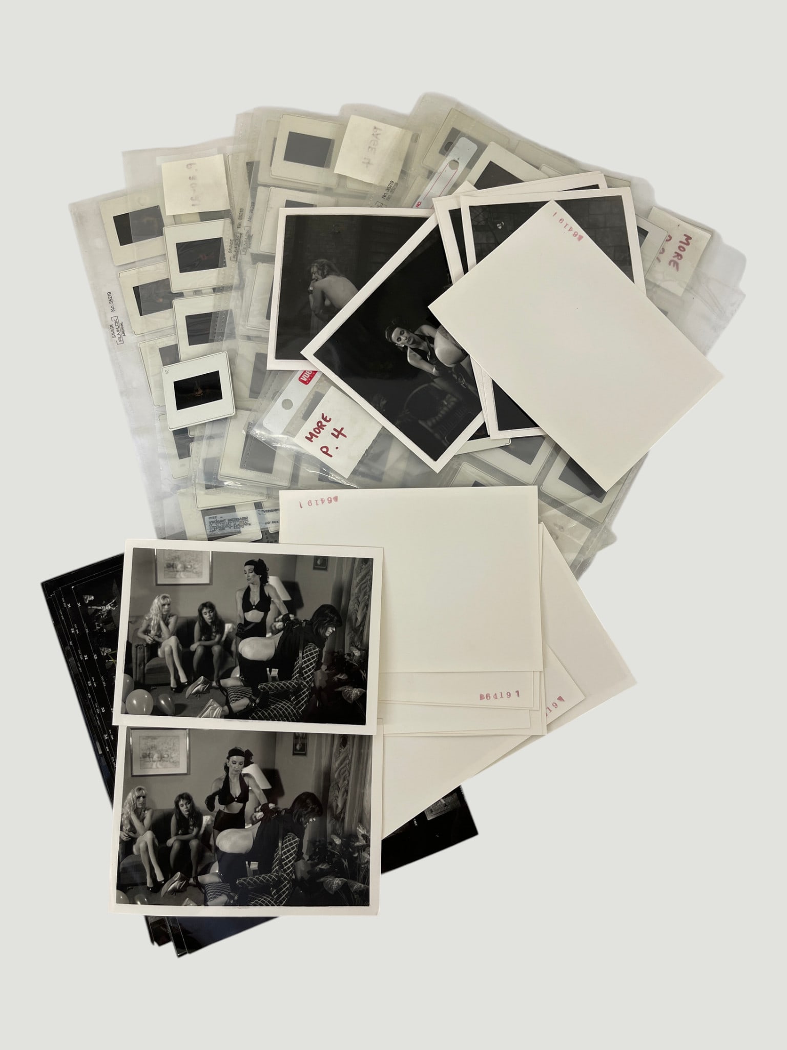 Vintage Pin Up Risque Model Erotic Photo Archive Collection B&W (1 of 1)