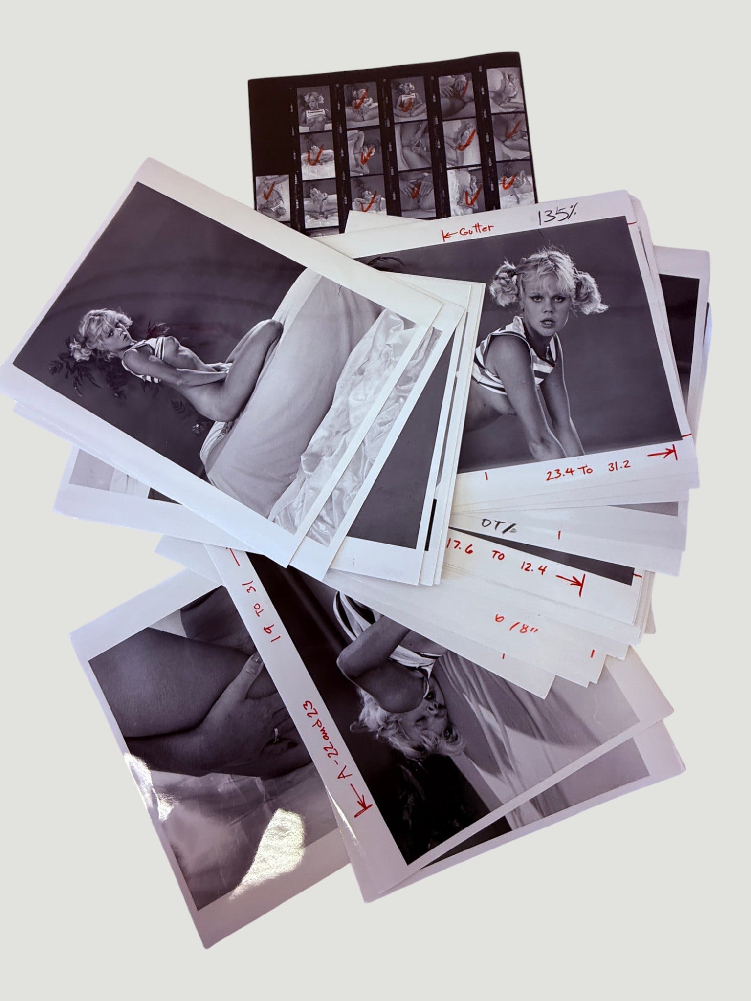 Vintage Pin Up Risque Model Erotic Photo Archive Collection B&W (1 of 1)