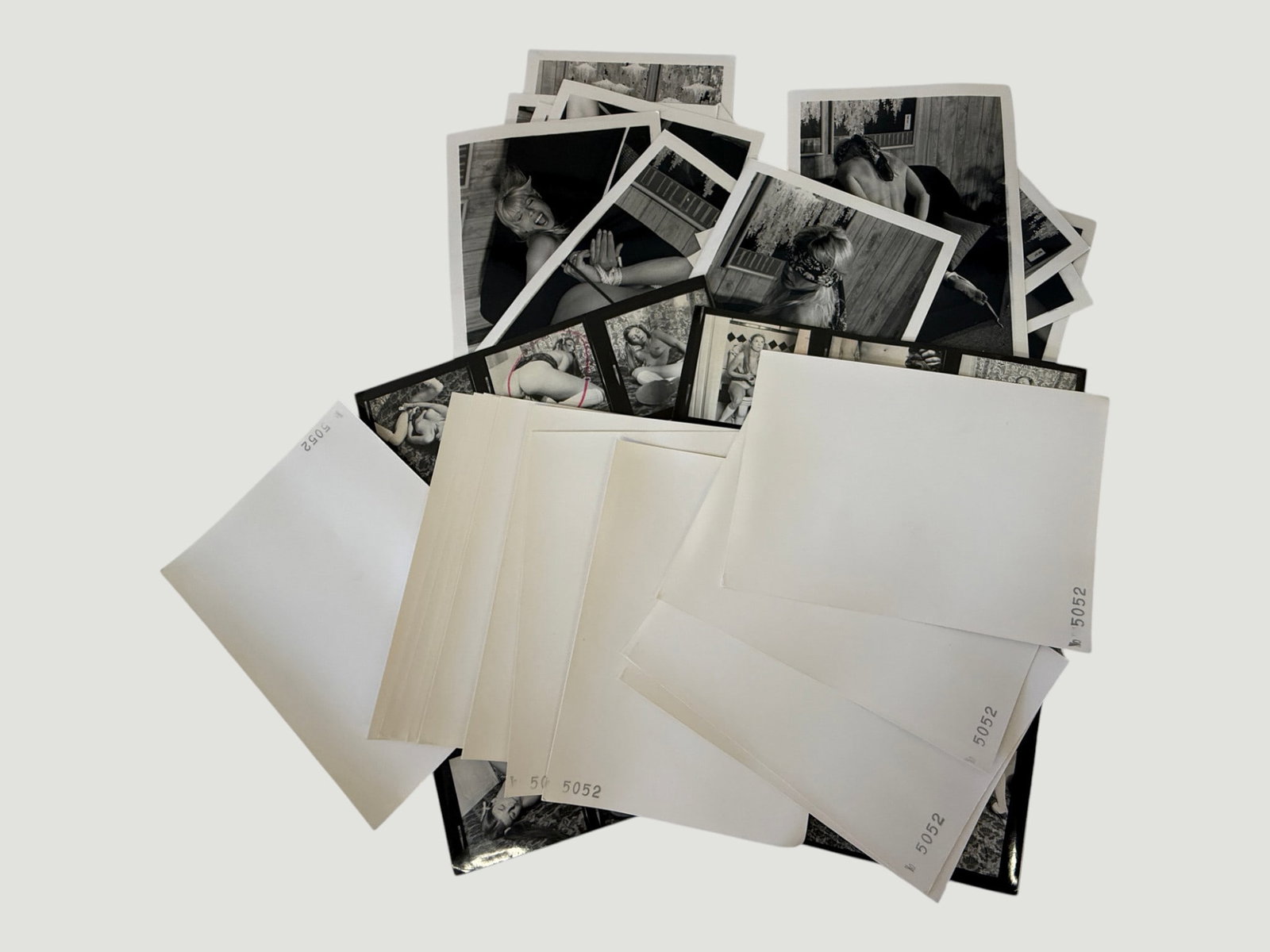 Vintage Pin Up Risque Model Erotic Photo Archive Collection B&W (1 of 1)