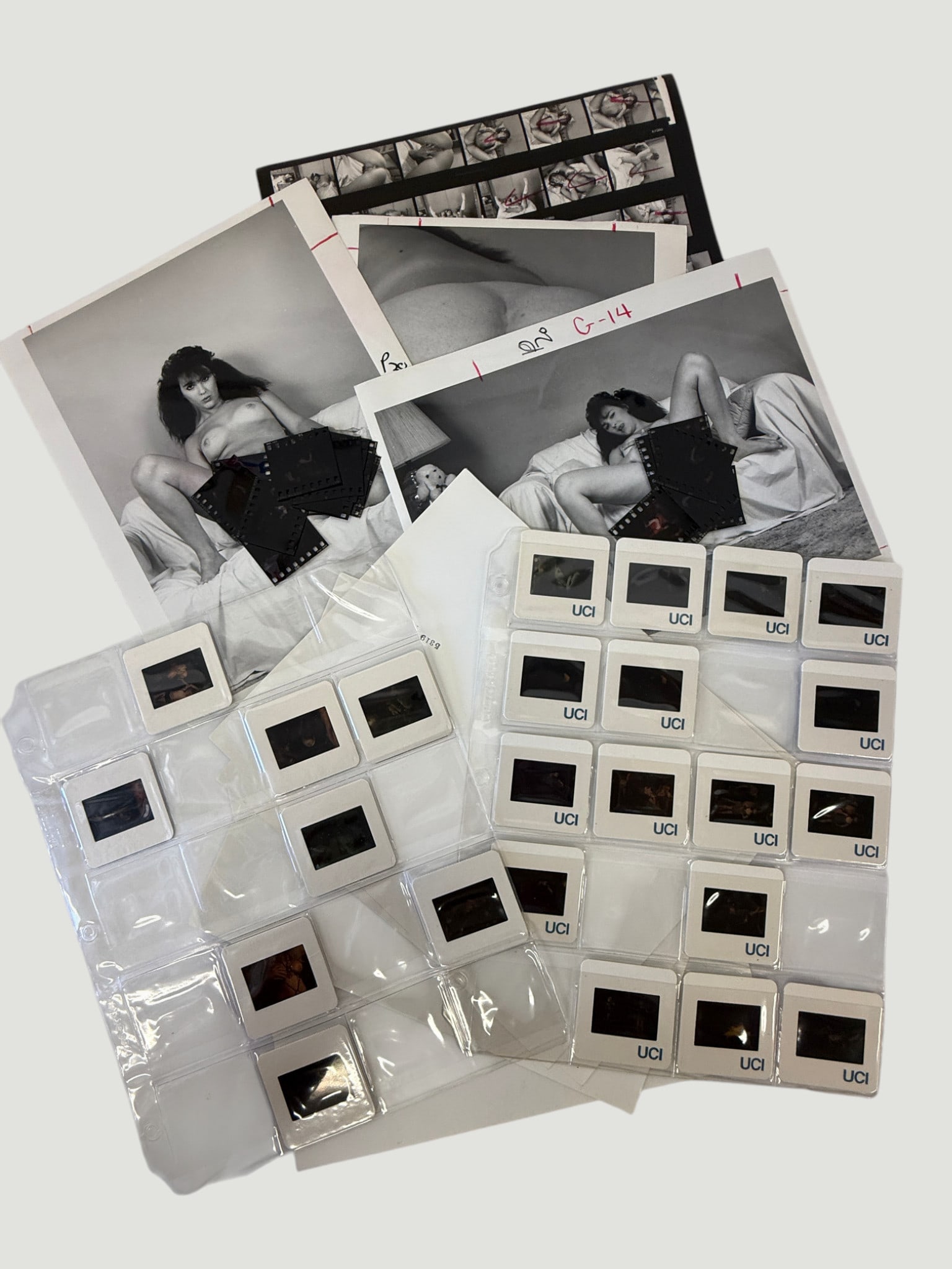Vintage Pin Up Risque Model Erotic Photo Archive Collection B&W (1 of 1)