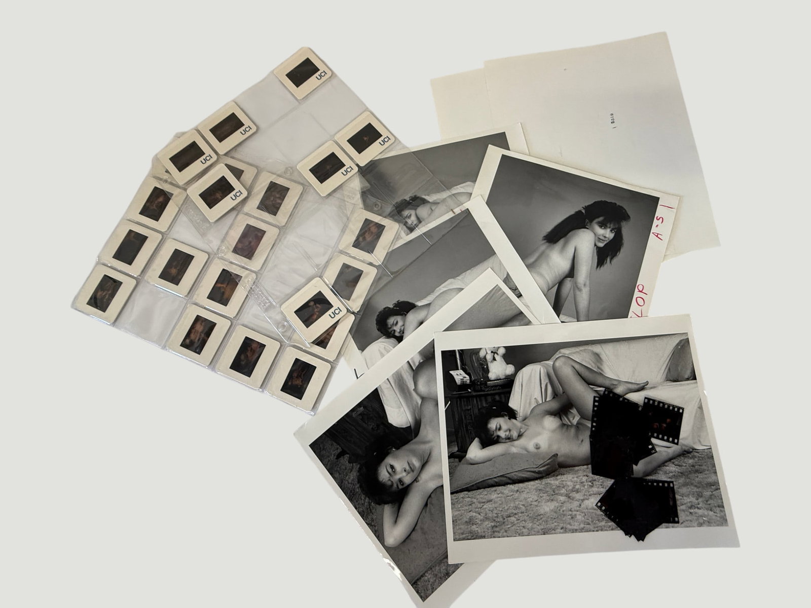 Vintage Pin Up Risque Model Erotic Photo Archive Collection B&W (1 of 1)