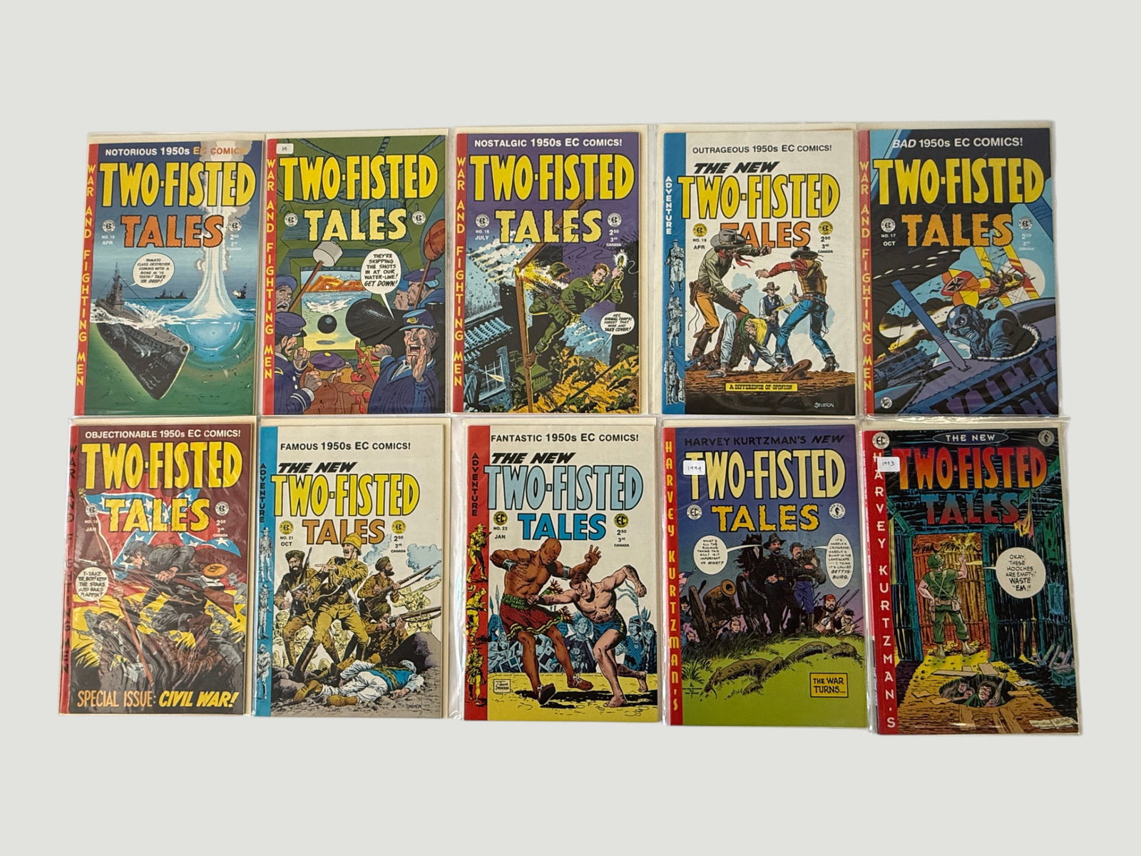 Two-Fisted Tales EC Comics Reprint Collection – 10 Issues, Russ Cochran (1 of 1)
