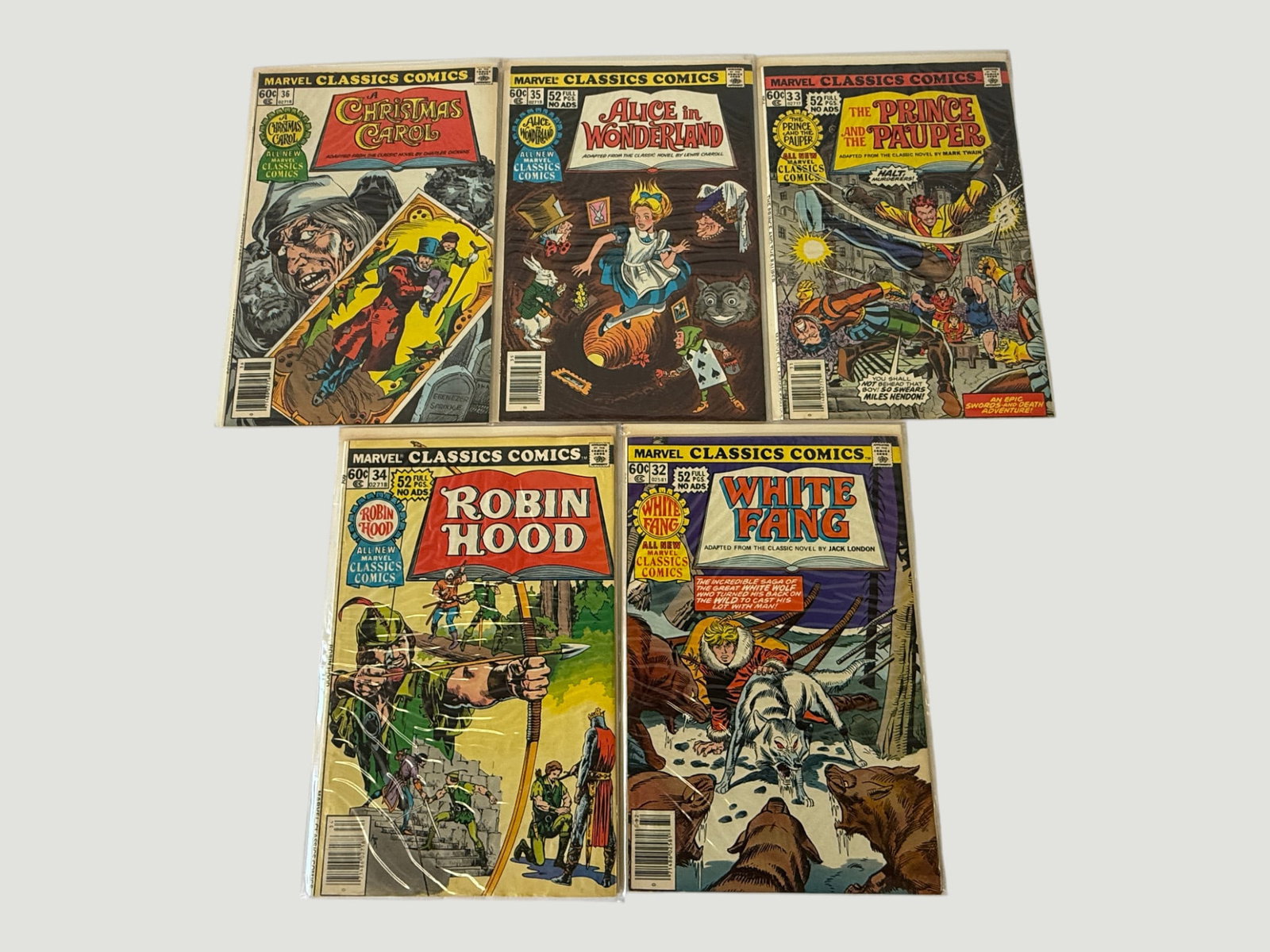 Marvel Classics Comics Lot of 5: Issues #32-36, Bronze Age 1978-1979 (1 of 1)