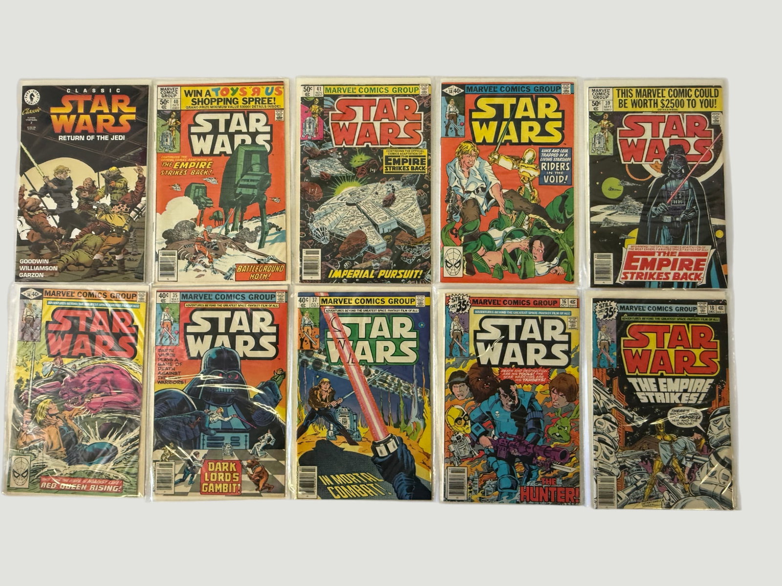 Star Wars Marvel Comics Group Collection x10 Issues inc. Empire Strikes Back 1979-80 (1 of 1)