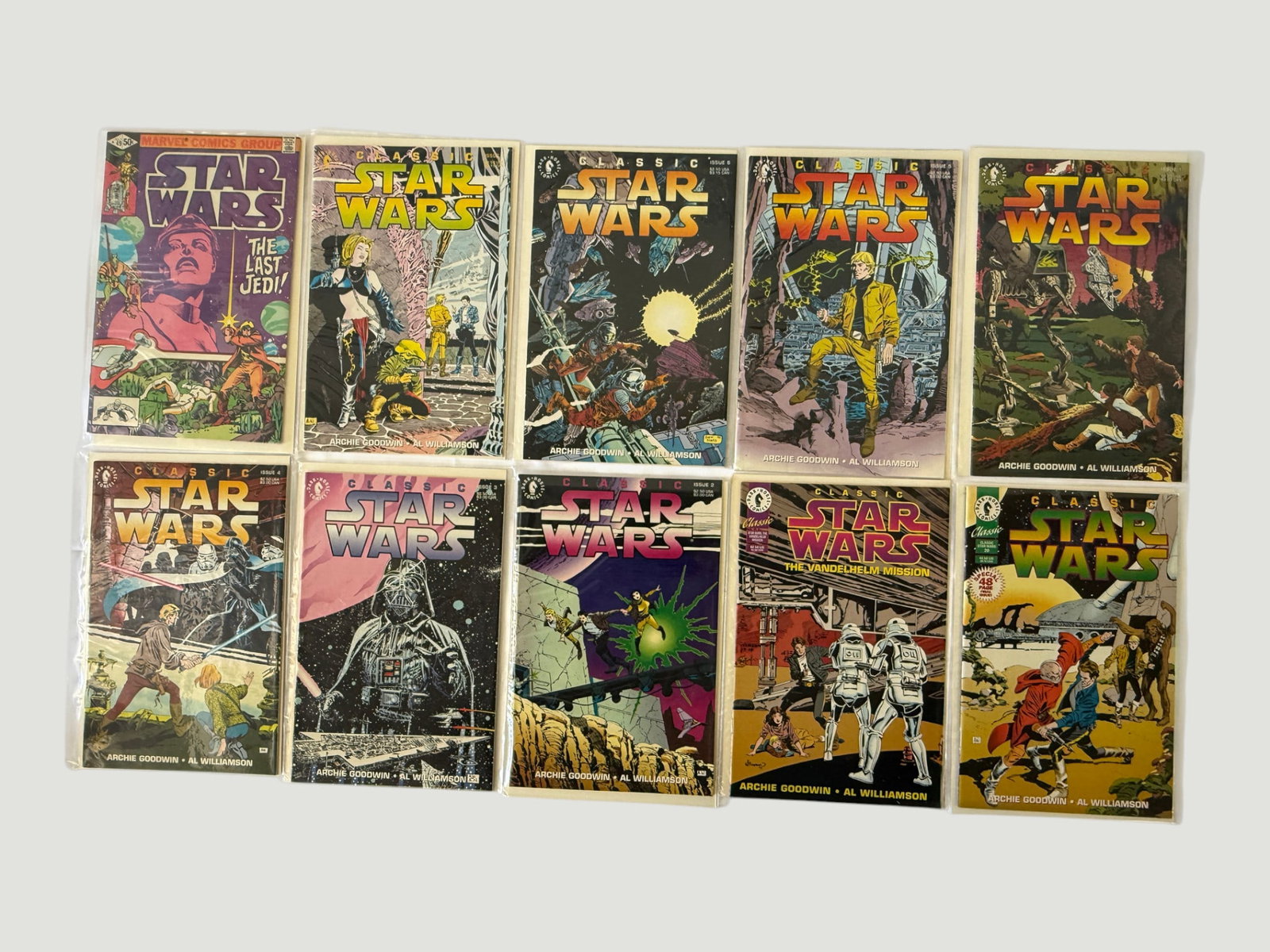 Classic Star Wars Comic Collection — Dark Horse & Marvel, 10 Issues, 1977–1994 (1 of 1)