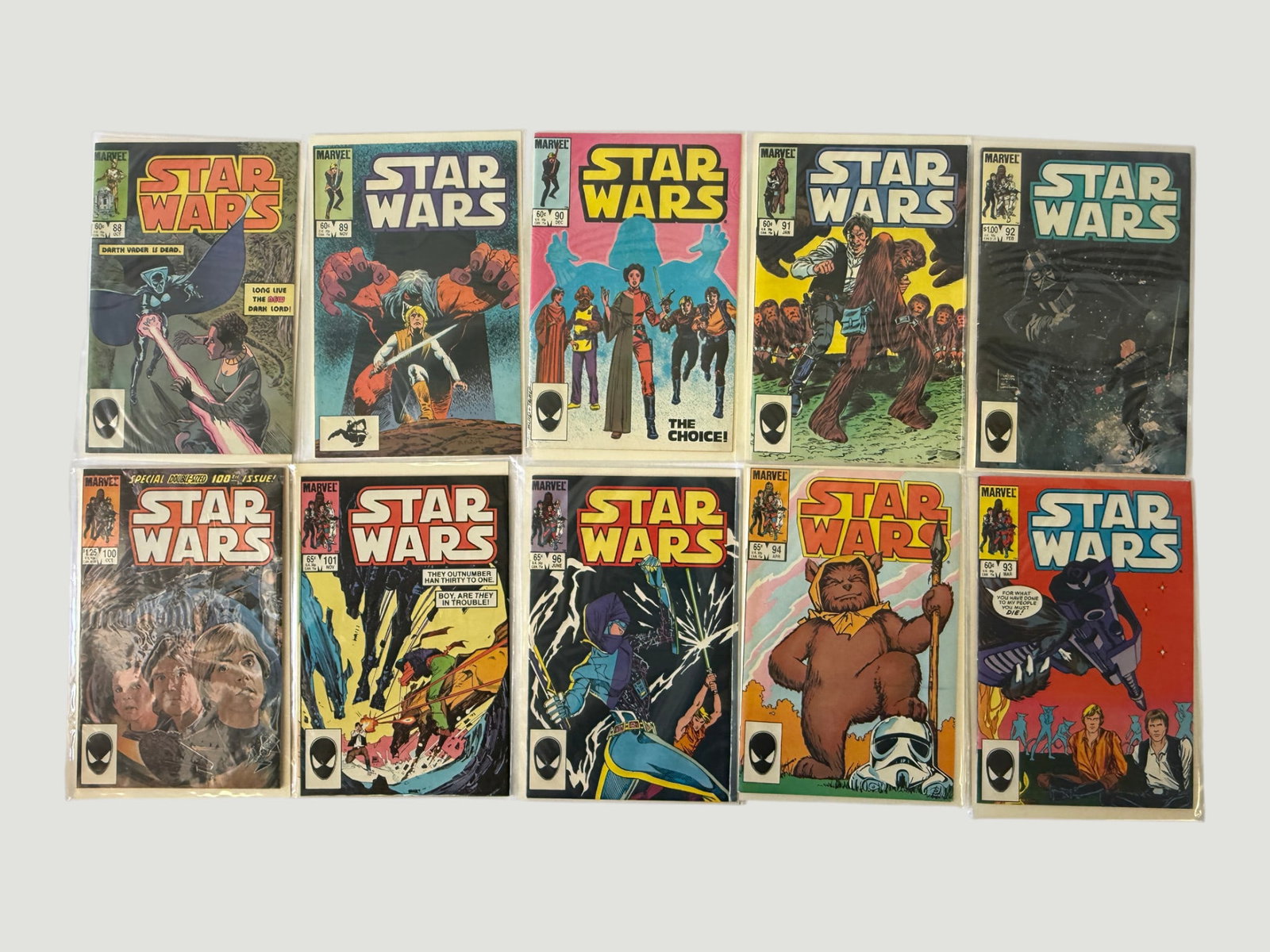 Marvel Star Wars Comics #88-101 (Partial Run, 10 Issues) 1984-1986 (1 of 1)