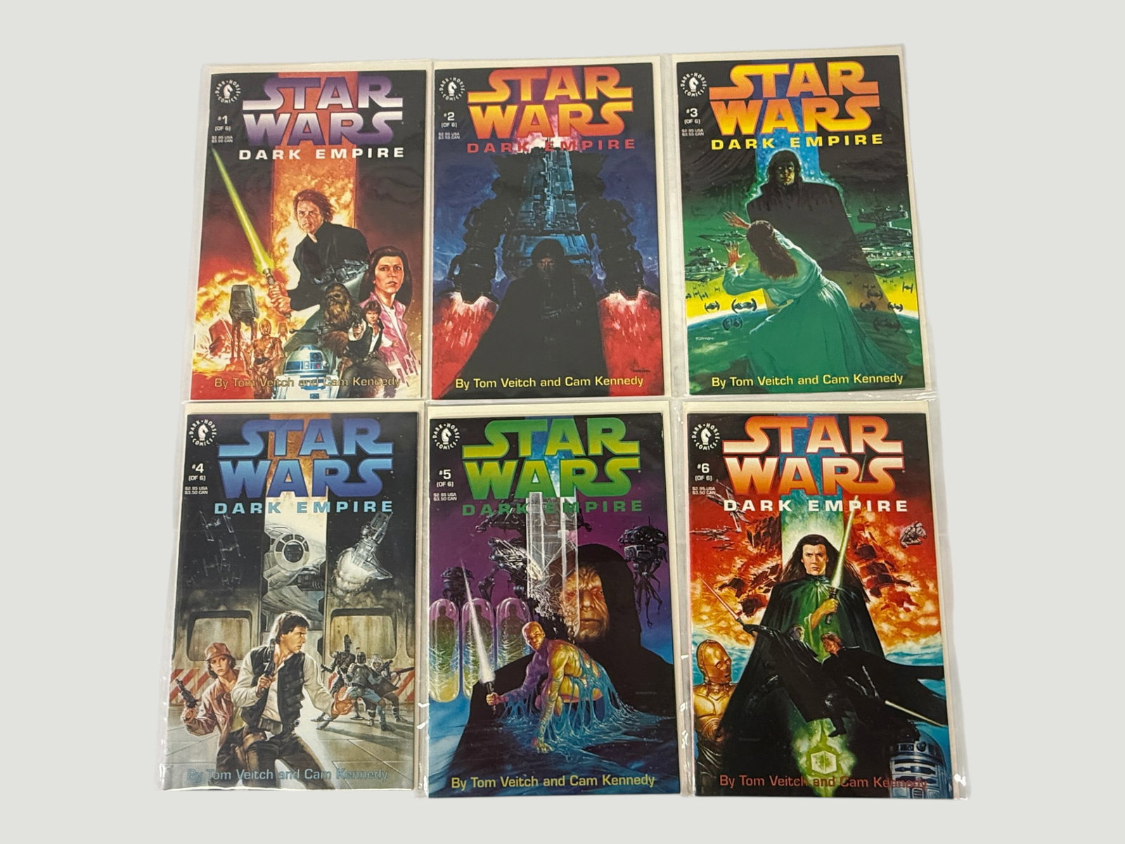 Star Wars: Dark Empire #1-6 Complete Set, Dark Horse Comics, Tom Veitch & Cam Kennedy (1 of 1)