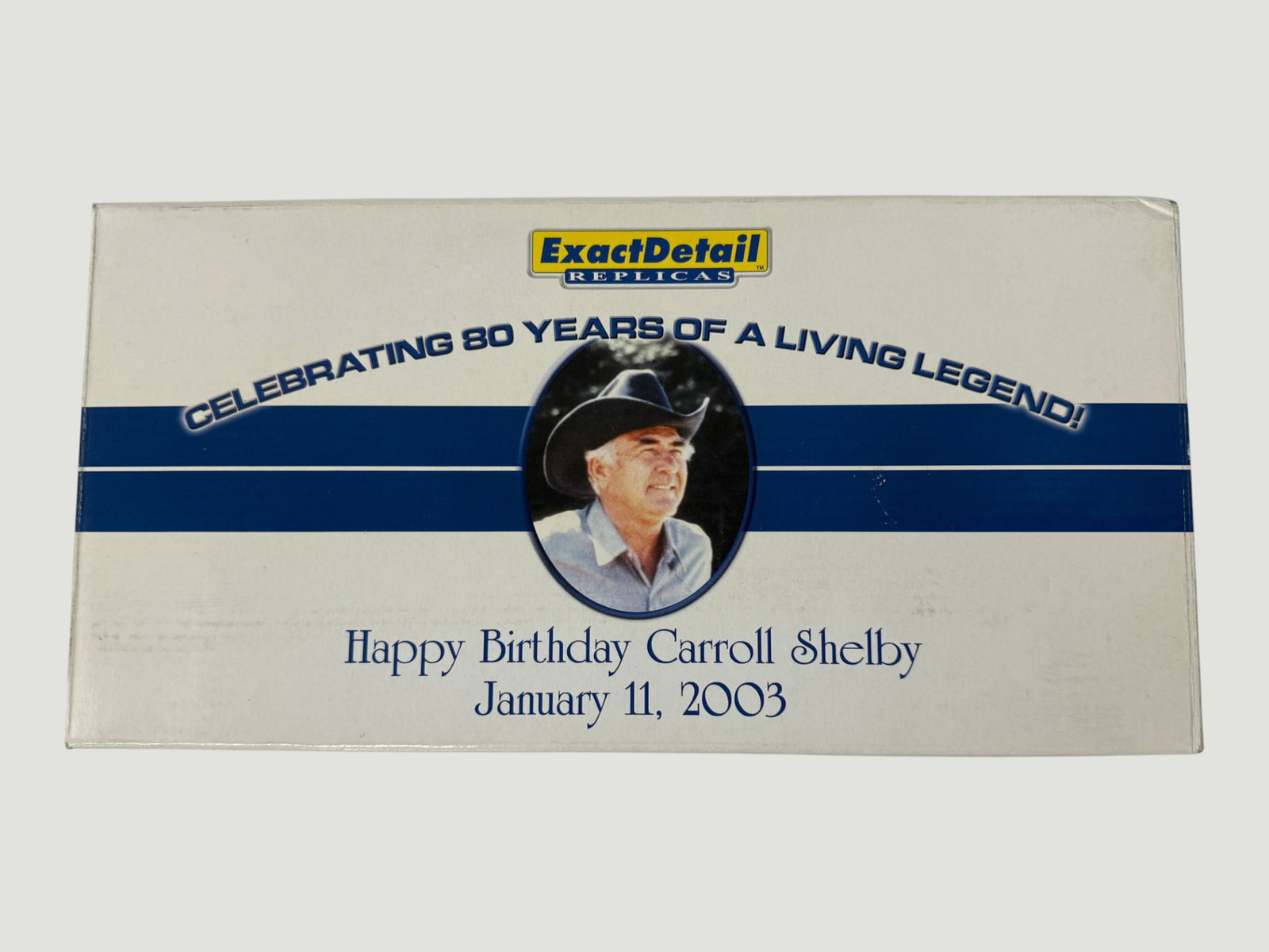 Exact Detail Replicas Carroll Shelby 80th Birthday Edition Diecast Model 2003 (1 of 5)
