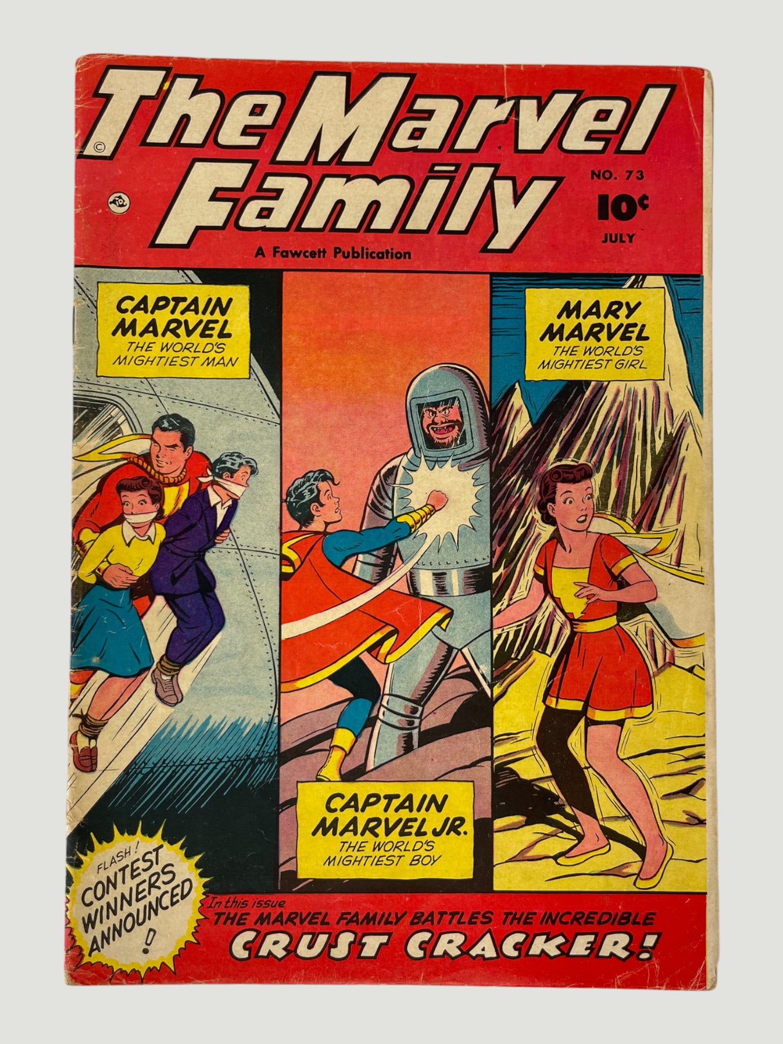 The Marvel Family #73 Fawcett Comics July 1952 Captain Marvel Mary Marvel Jr (1 of 3)