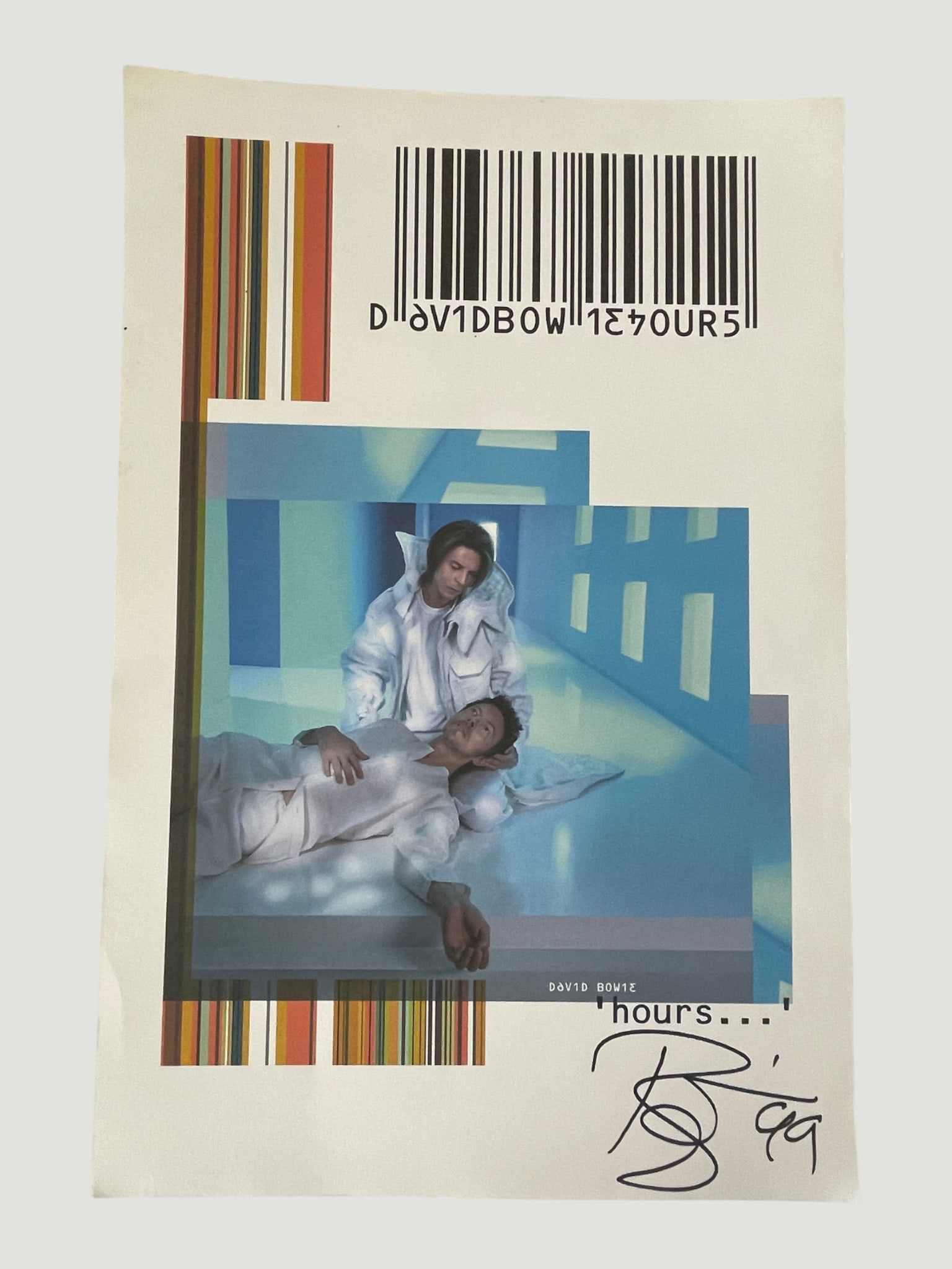 David Bowie 'hours...' 1999 Signed Album Flat/Promo Print with Signature (1 of 5)