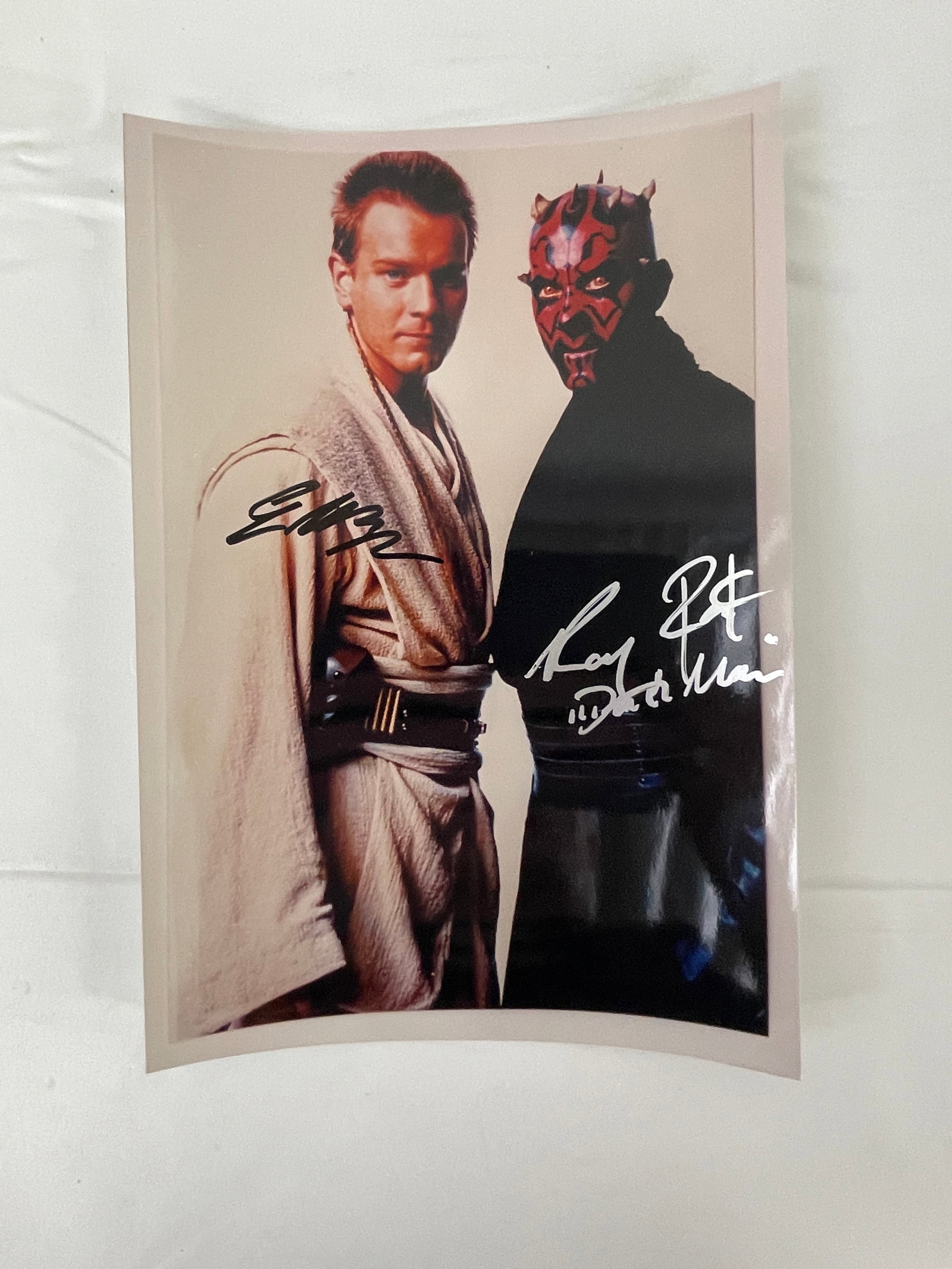 Star Wars Ewan McGregor Signed Photo Obi-Wan & Darth Maul (1 of 6)