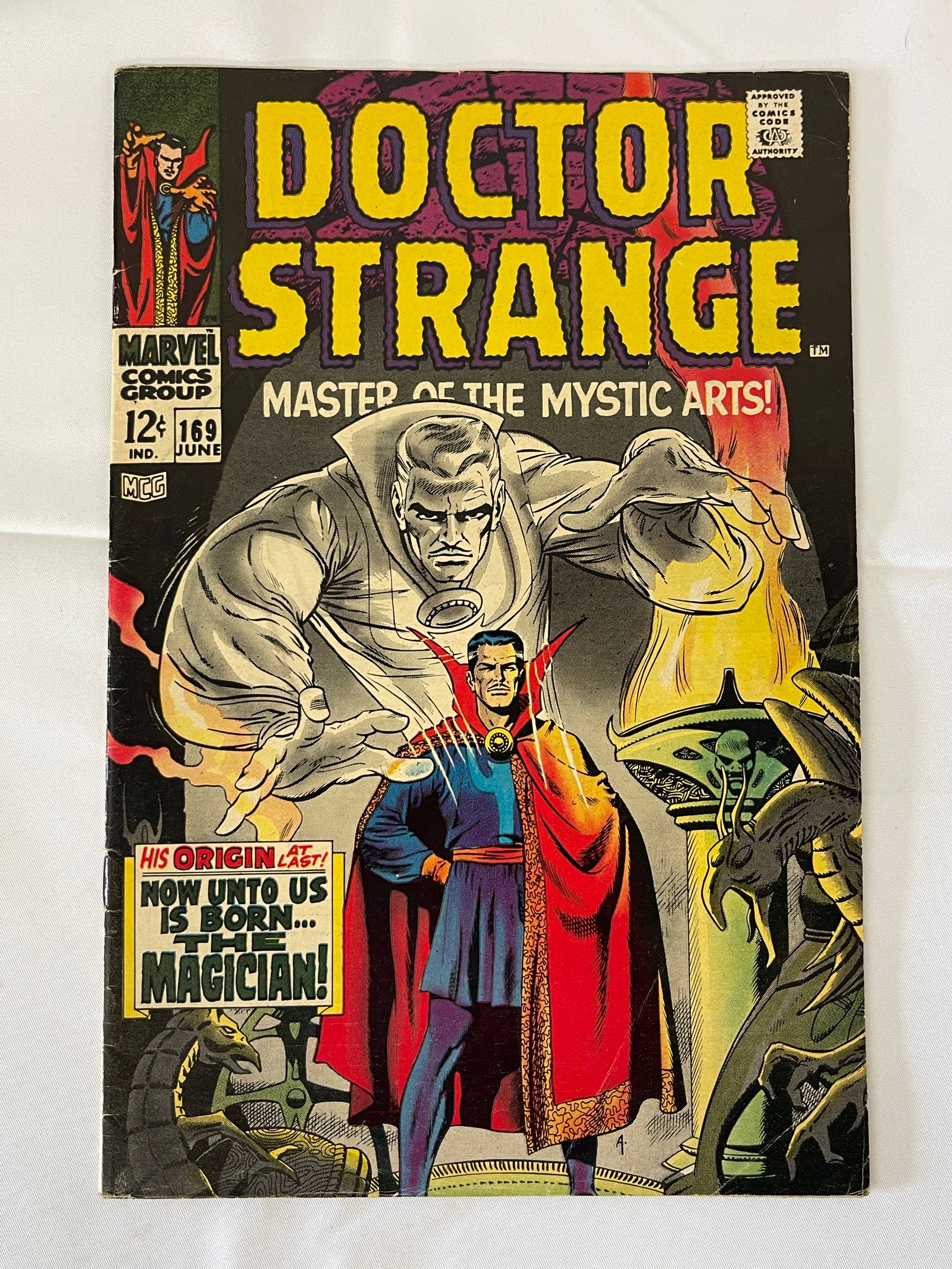 Doctor Strange #169 Marvel Comics 1968 - First Solo Title, Origin Issue (1 of 3)