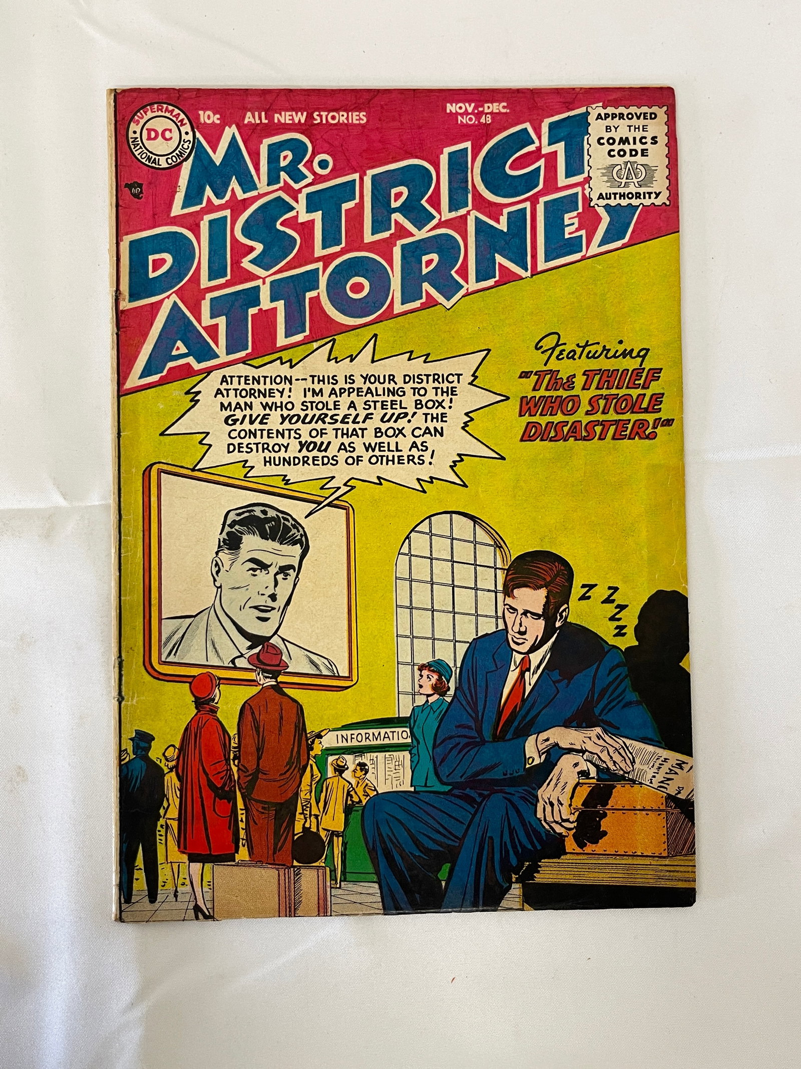 Mr. District Attorney #48 DC Comics Nov-Dec 1956 Silver Age (1 of 3)
