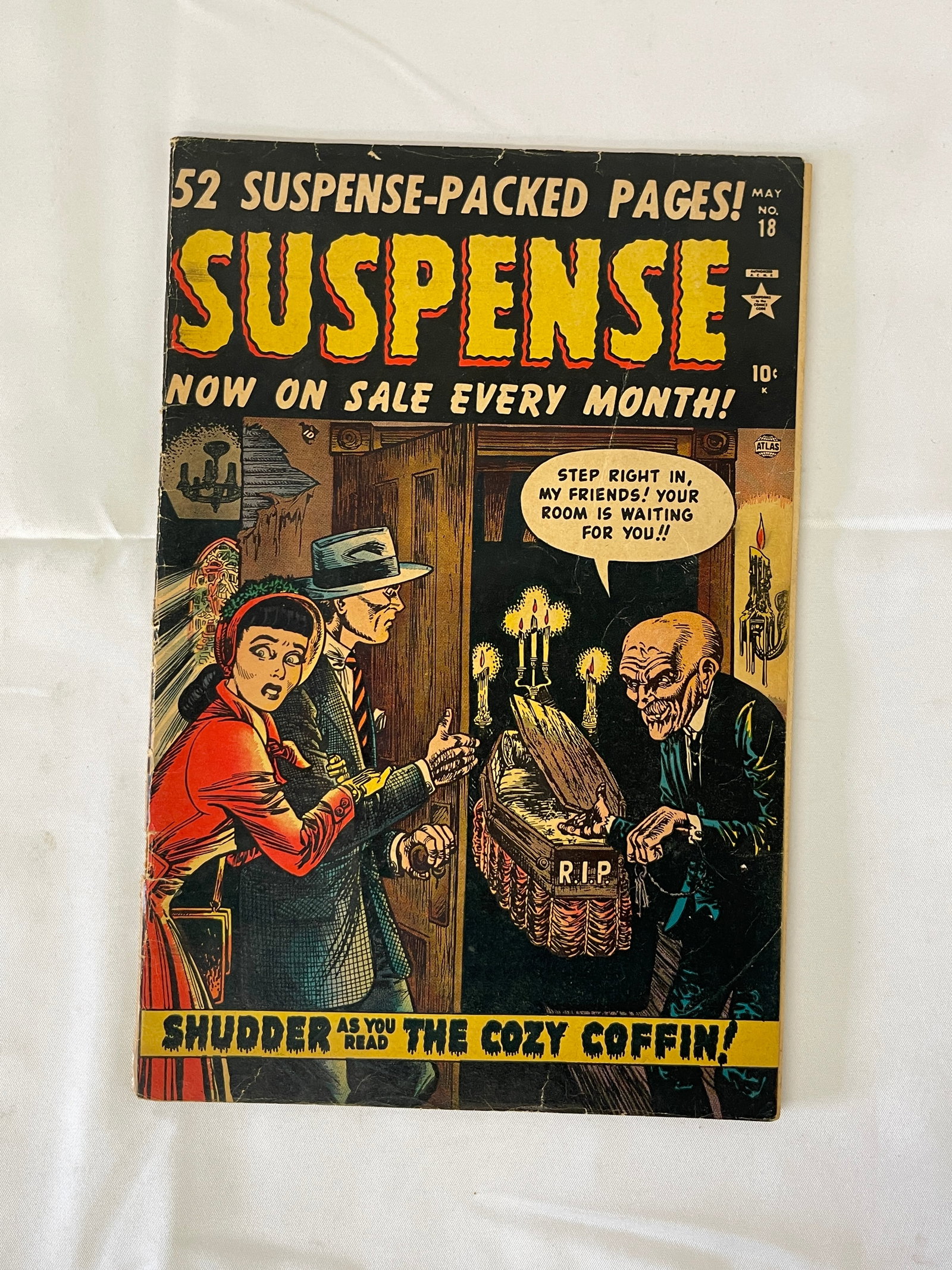 Suspense #18 Atlas Comics May 1952 Pre-Code Horror Comic Book (1 of 3)