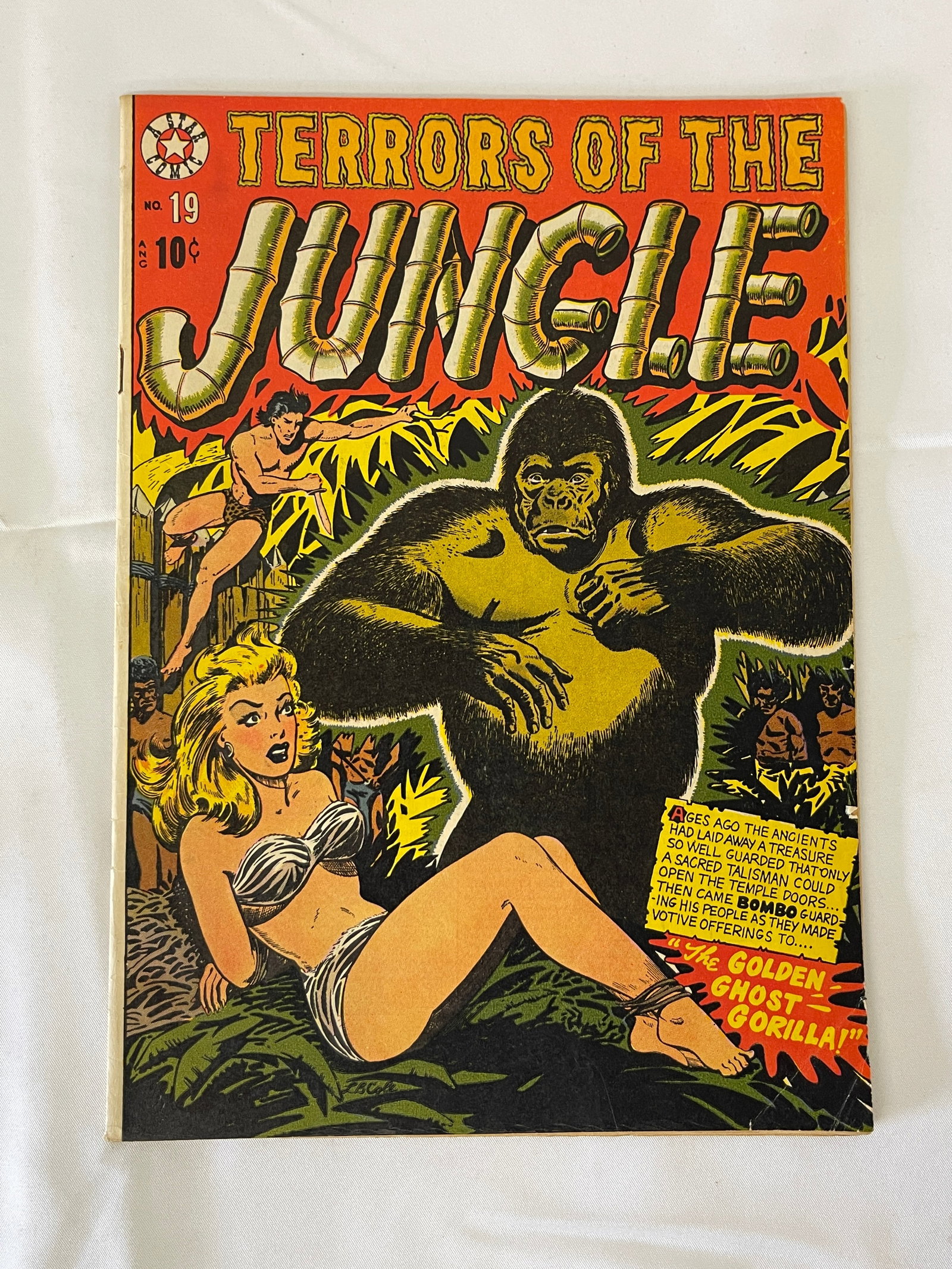 Terrors of the Jungle #19 Star Publications Comic 1954 Golden Ghost Gorilla (1 of 3)
