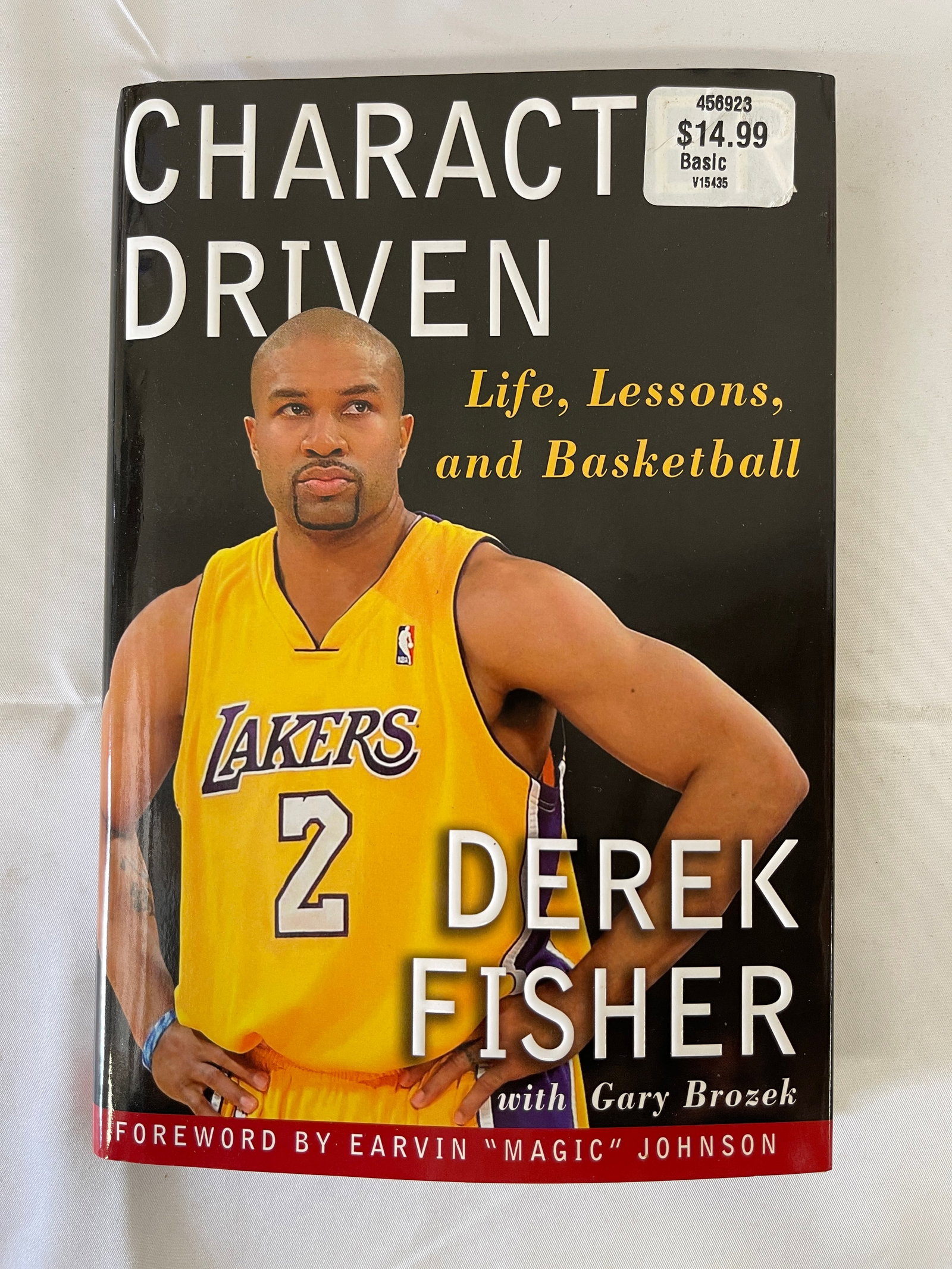 Book Signed Character Driven: Life Lessons and Basketball by Derek Fisher Hardcover (1 of 4)