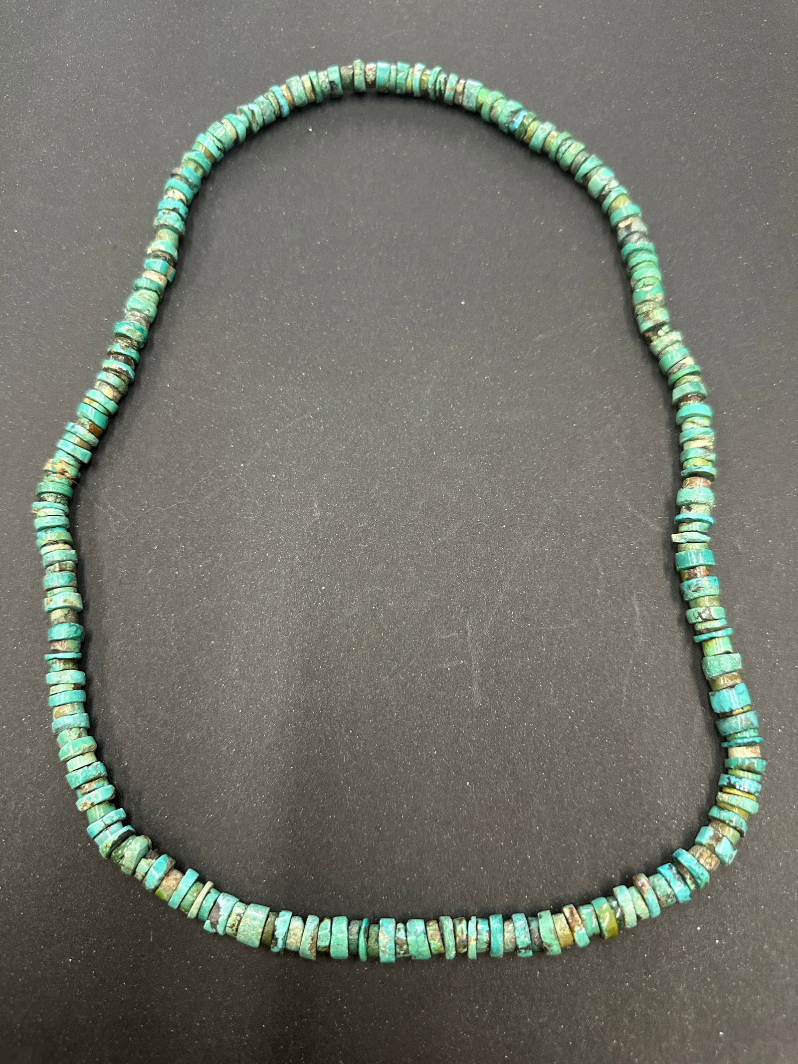 Native american Turquoise Heishi Necklace (1 of 4)