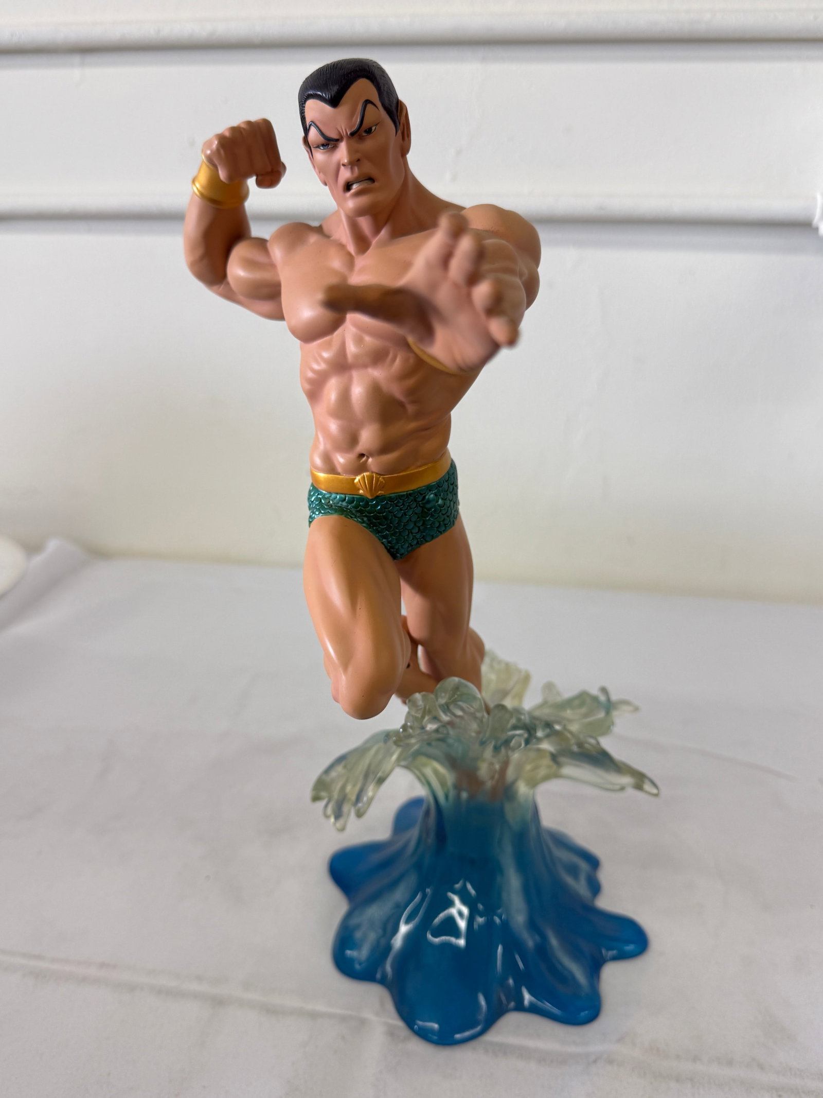 Prince Namor Sub-Mariner Marvel Hard Hero Ltd Ed Cold-Cast Porcelain Statue #528 (1 of 5)