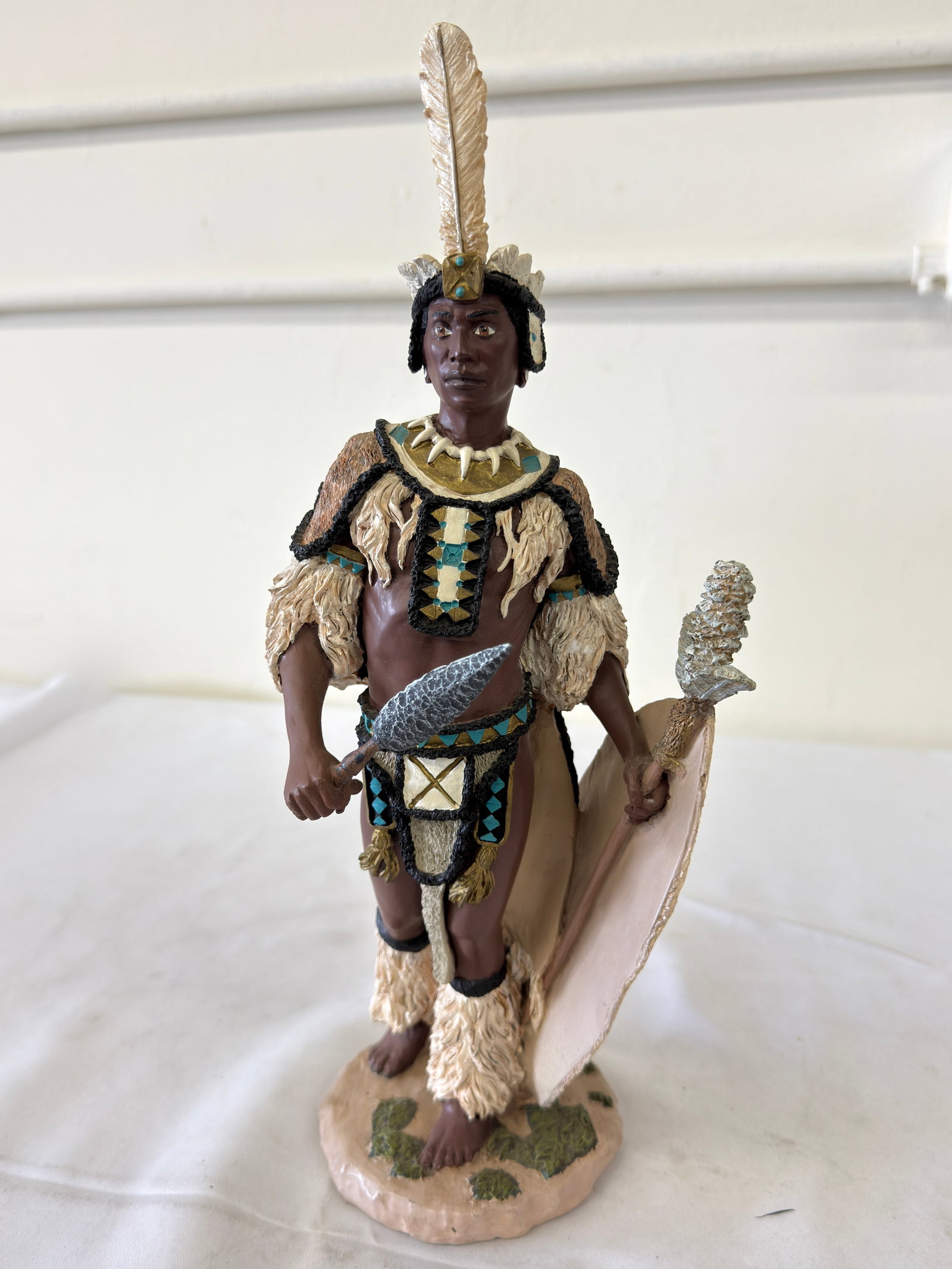 Shaka Zulu Duncan Royale History of Africa's Kings & Queens Figurine #105/5000 (1 of 5)