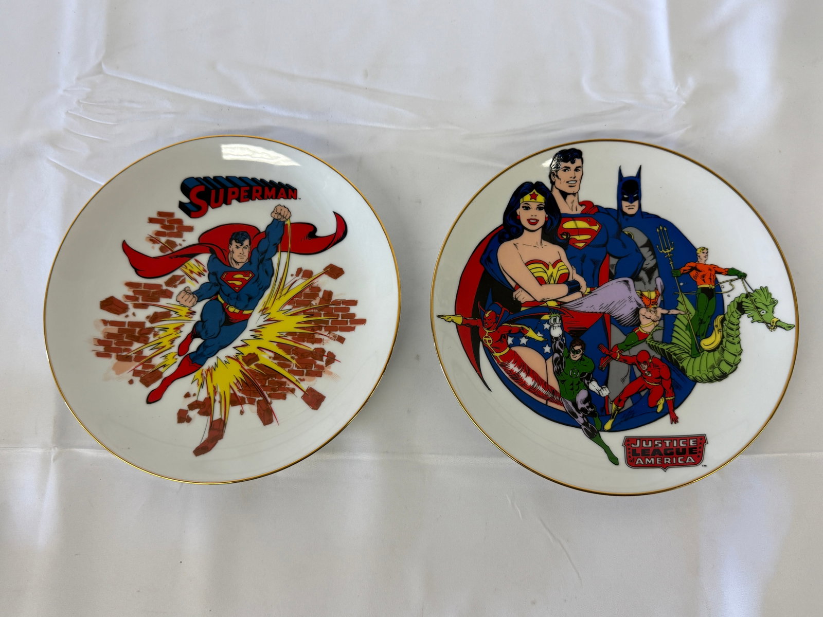 DC Comics Collector Plates Set of Two (1 of 2)