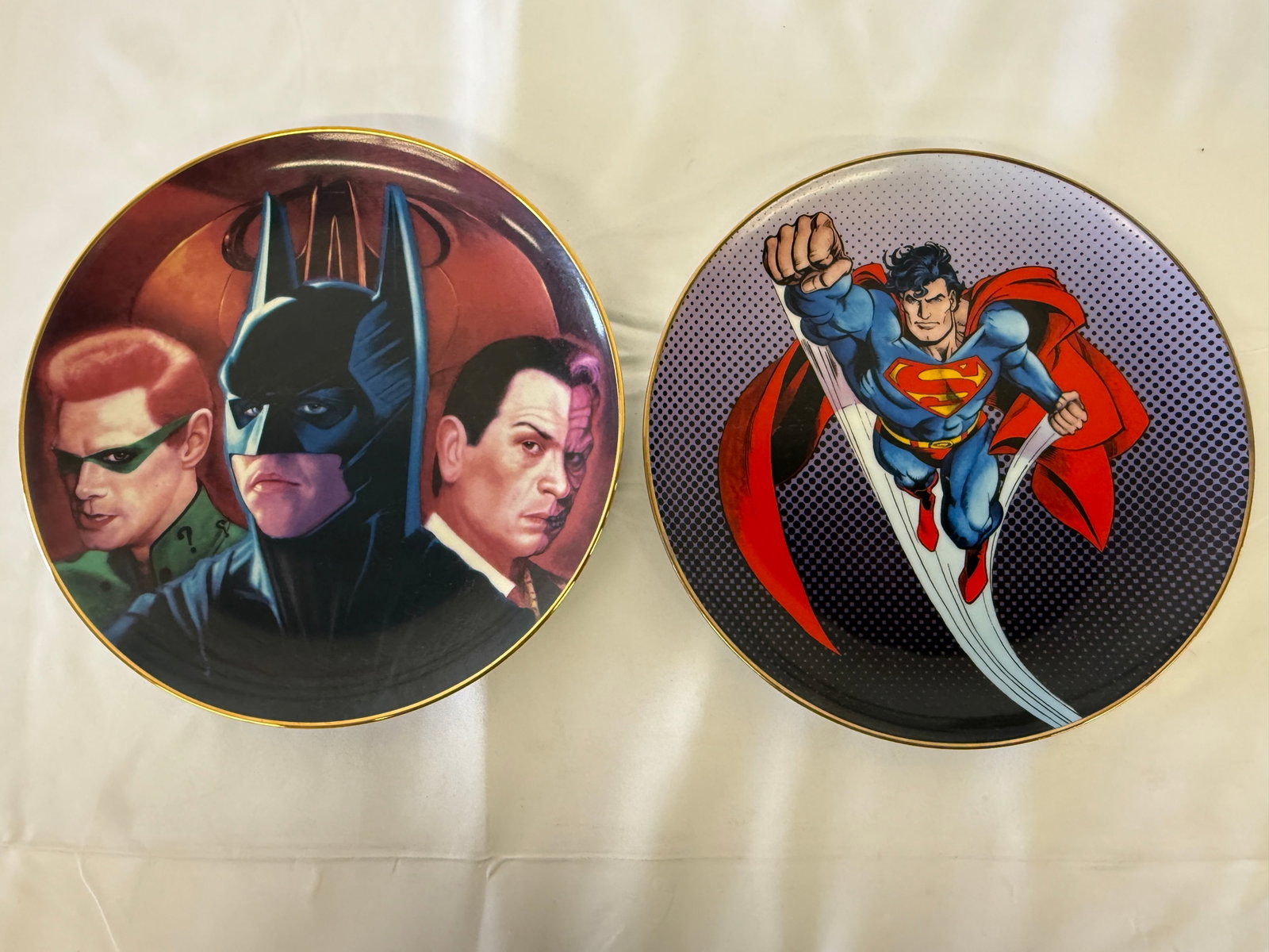 DC Comics Collector Plates Lot (1 of 2)