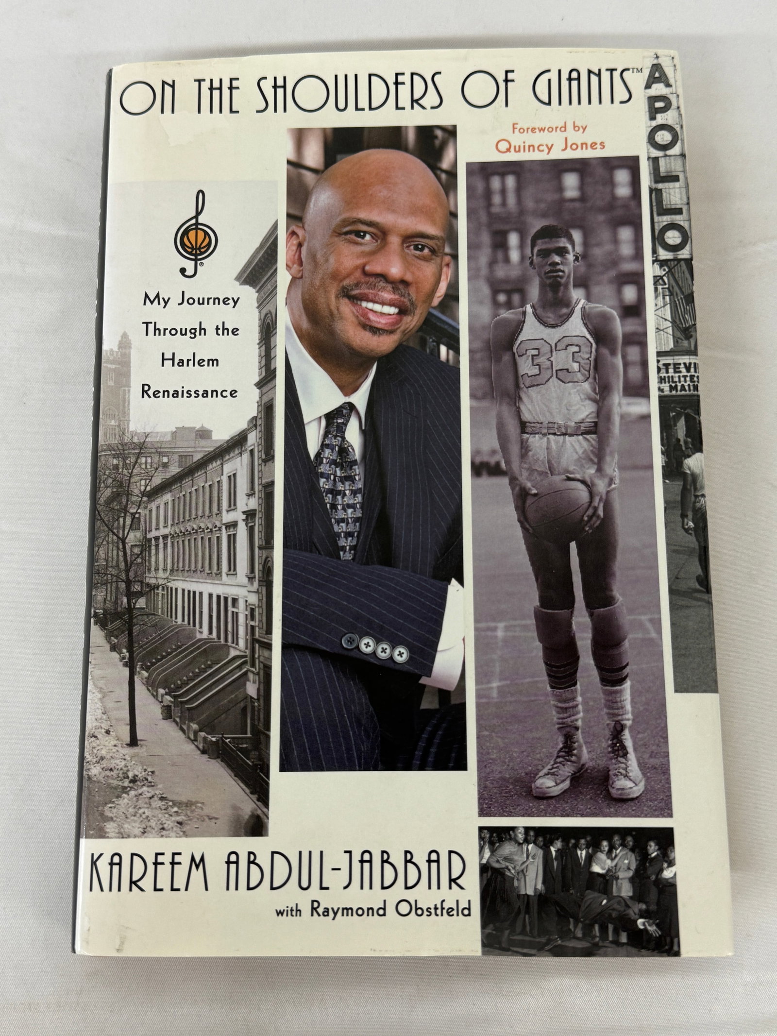 Kareem Abdul-Jabbar Signed Hardcover Book On The Shoulders of Giants: Kareem Abdul-Jabbar Signed Hardcover Book On The Shoulders of Giants