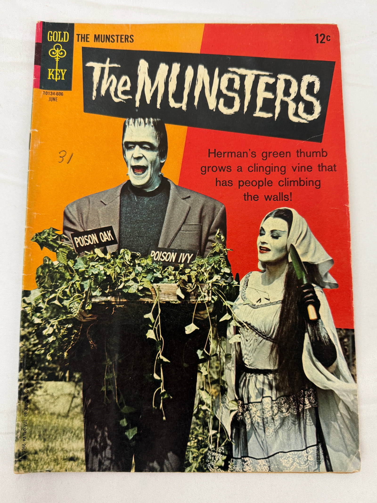 Vintage Gold Key The Munsters Comic Book (1 of 4)