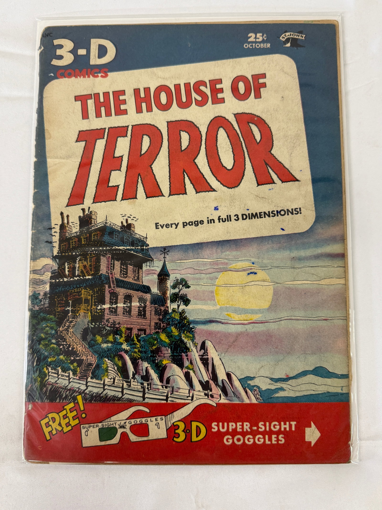 Vintage 3-D Horror Comic Book St. John Publishing (1 of 2)