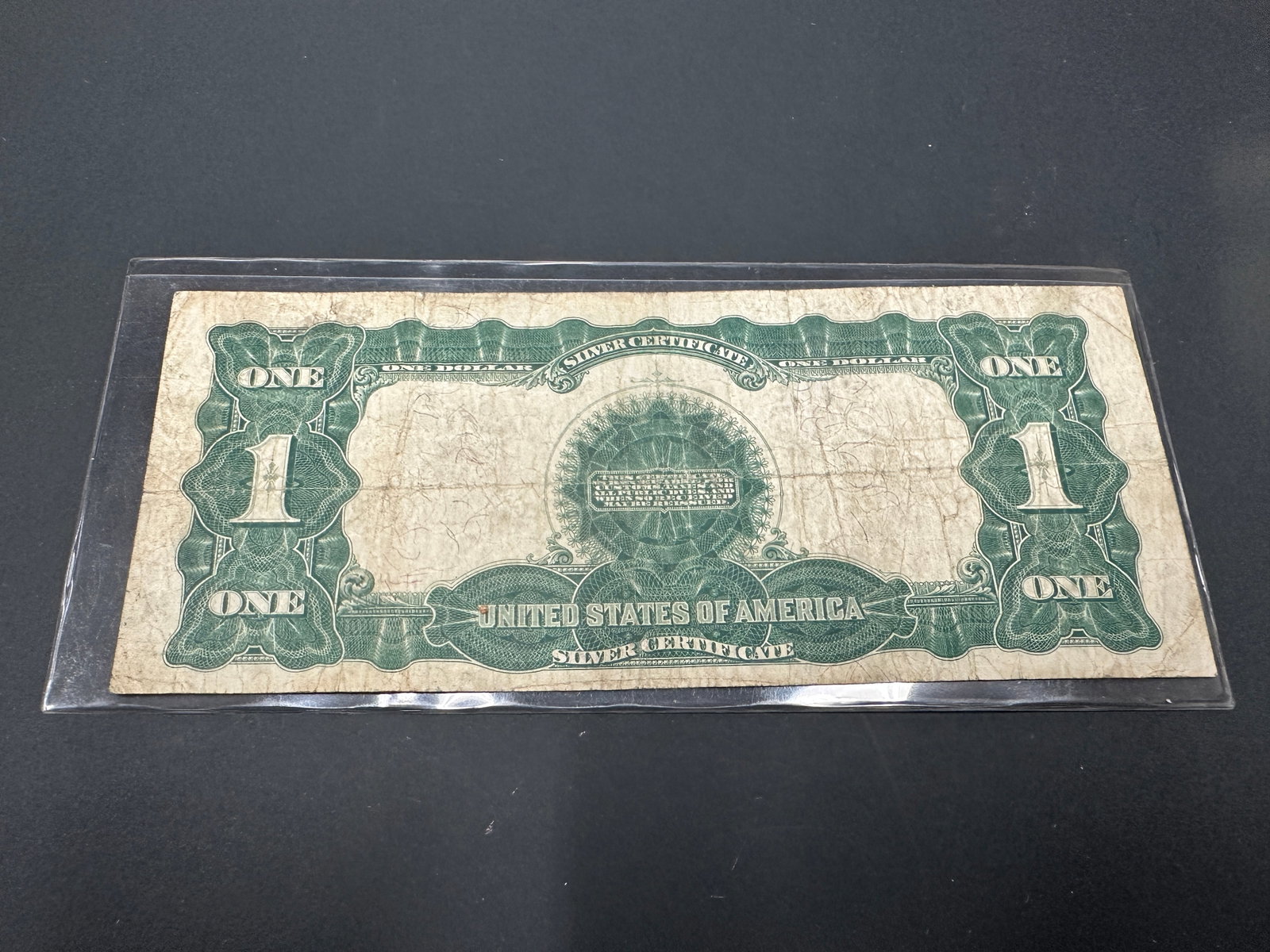 1899 US One Dollar Black Eagle Silver Certificate - 2