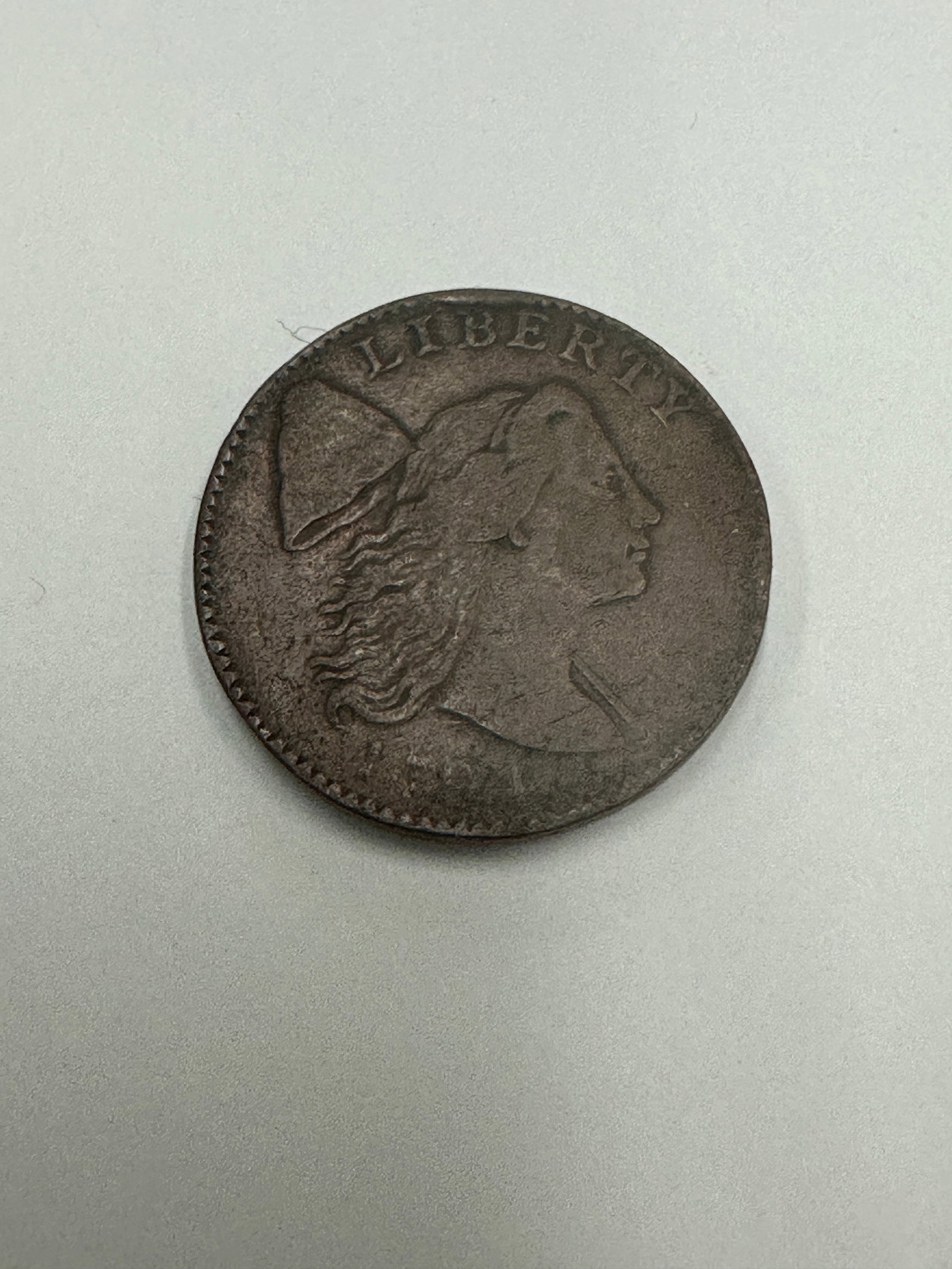 Early American Large Cent Liberty Cap Copper Coin (1 of 3)