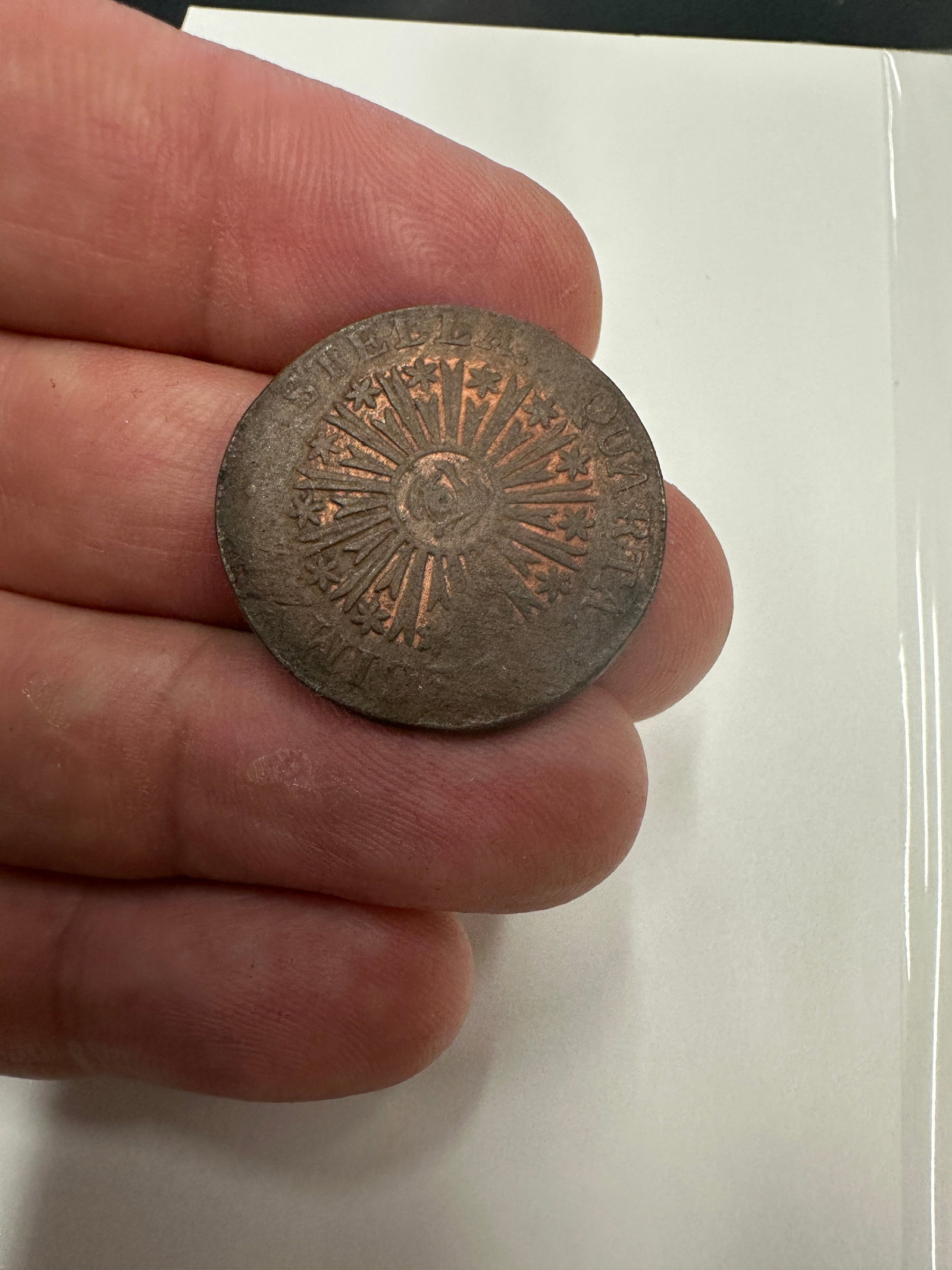 Antique Stella Quarter Dollar Coin (1 of 2)