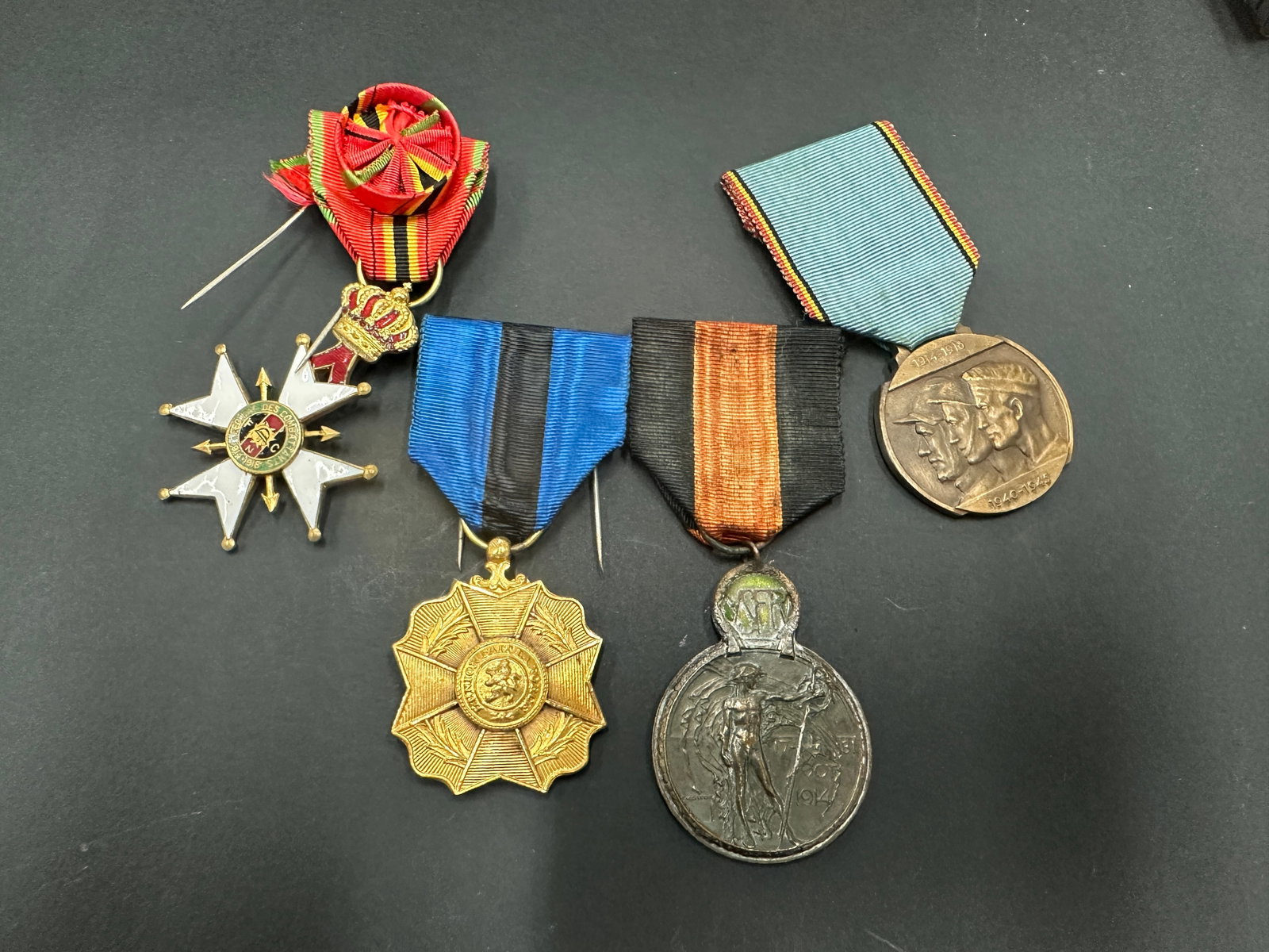 Belgian Military Medals and Decorations Collection Lot (1 of 2)