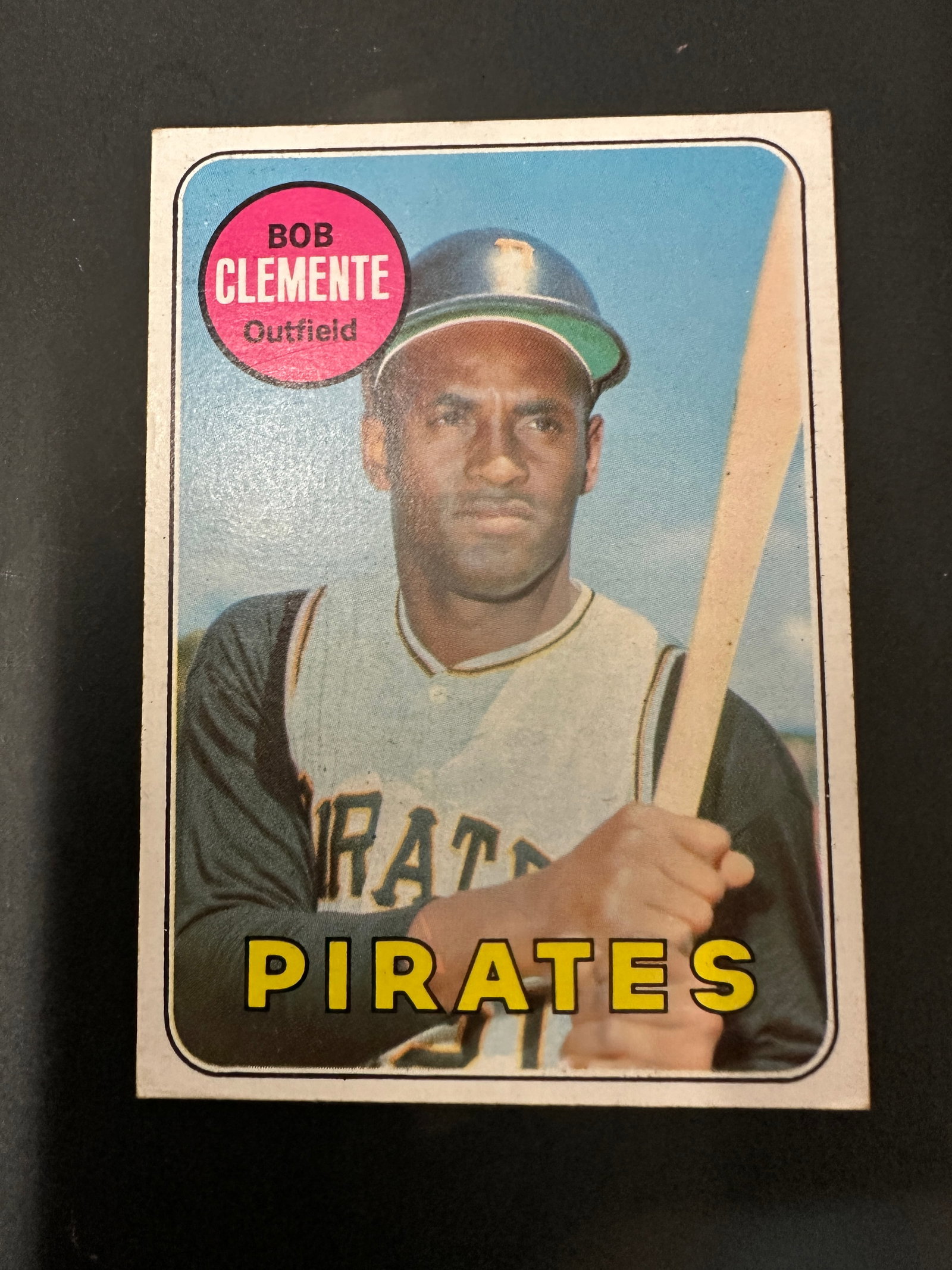 1969 Topps #50 Bob Clemente Pittsburgh Pirates Baseball Card (1 of 2)