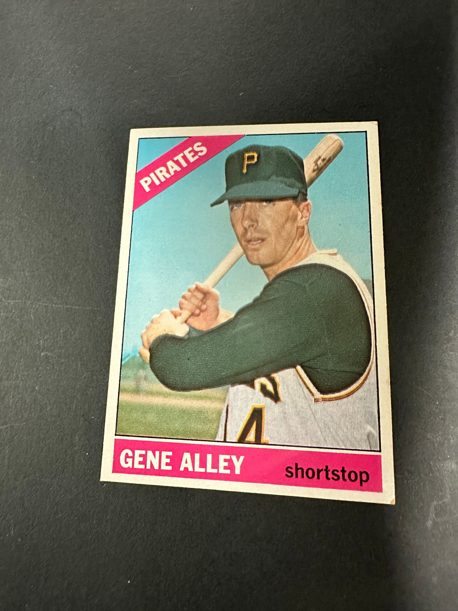 1966 Topps Gene Alley Pittsburgh Pirates Shortstop Card #336 (1 of 2)