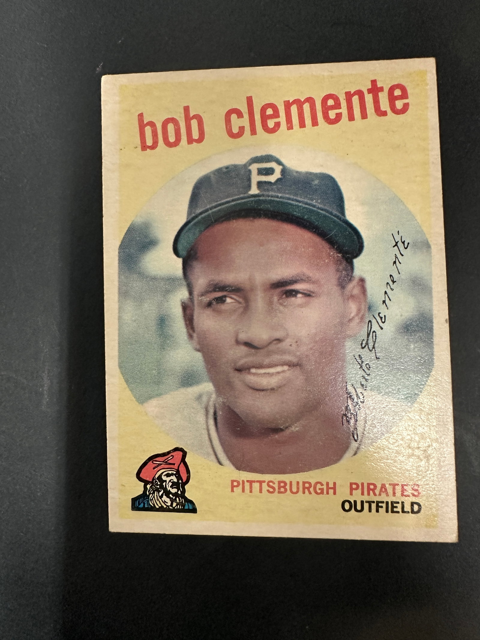 1959 Topps Bob Clemente #478 Pittsburgh Pirates Baseball Card (1 of 2)