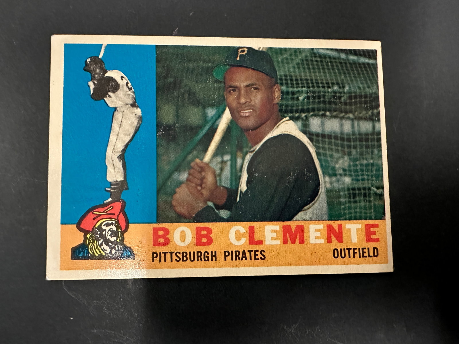 1960 Topps Bob Clemente #326 Pittsburgh Pirates Baseball Card (1 of 2)