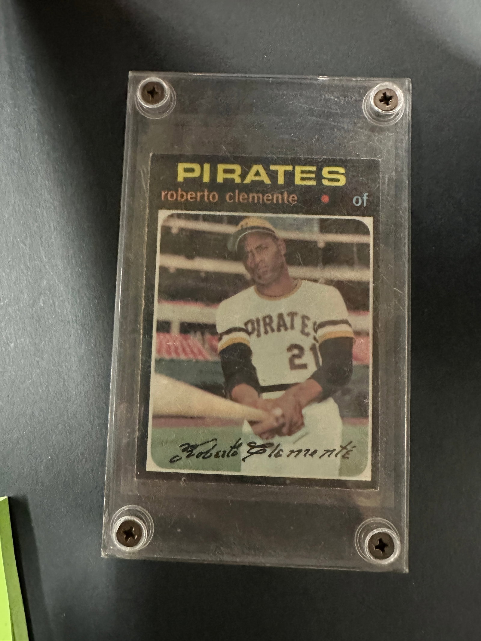 1971 Topps Roberto Clemente Pittsburgh Pirates #630 Baseball Card (1 of 2)