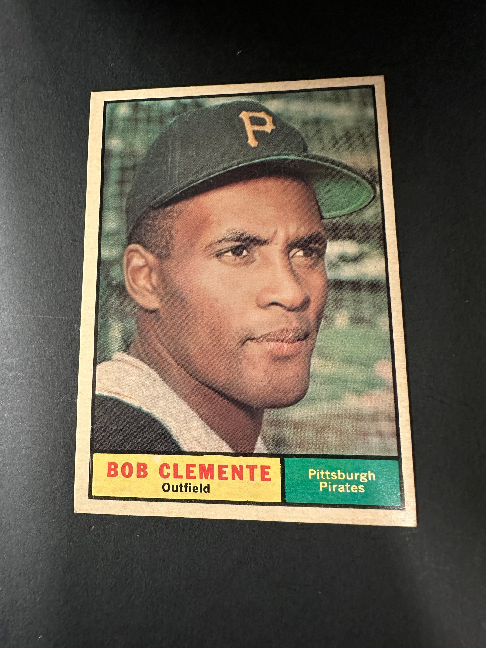 1961 Topps Bob Clemente #388 Pittsburgh Pirates Baseball Card (1 of 2)