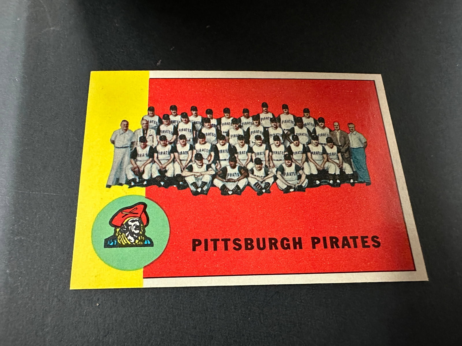 1963 Topps #151 Pittsburgh Pirates Team Card MLB Baseball Bob Clemente (1 of 2)