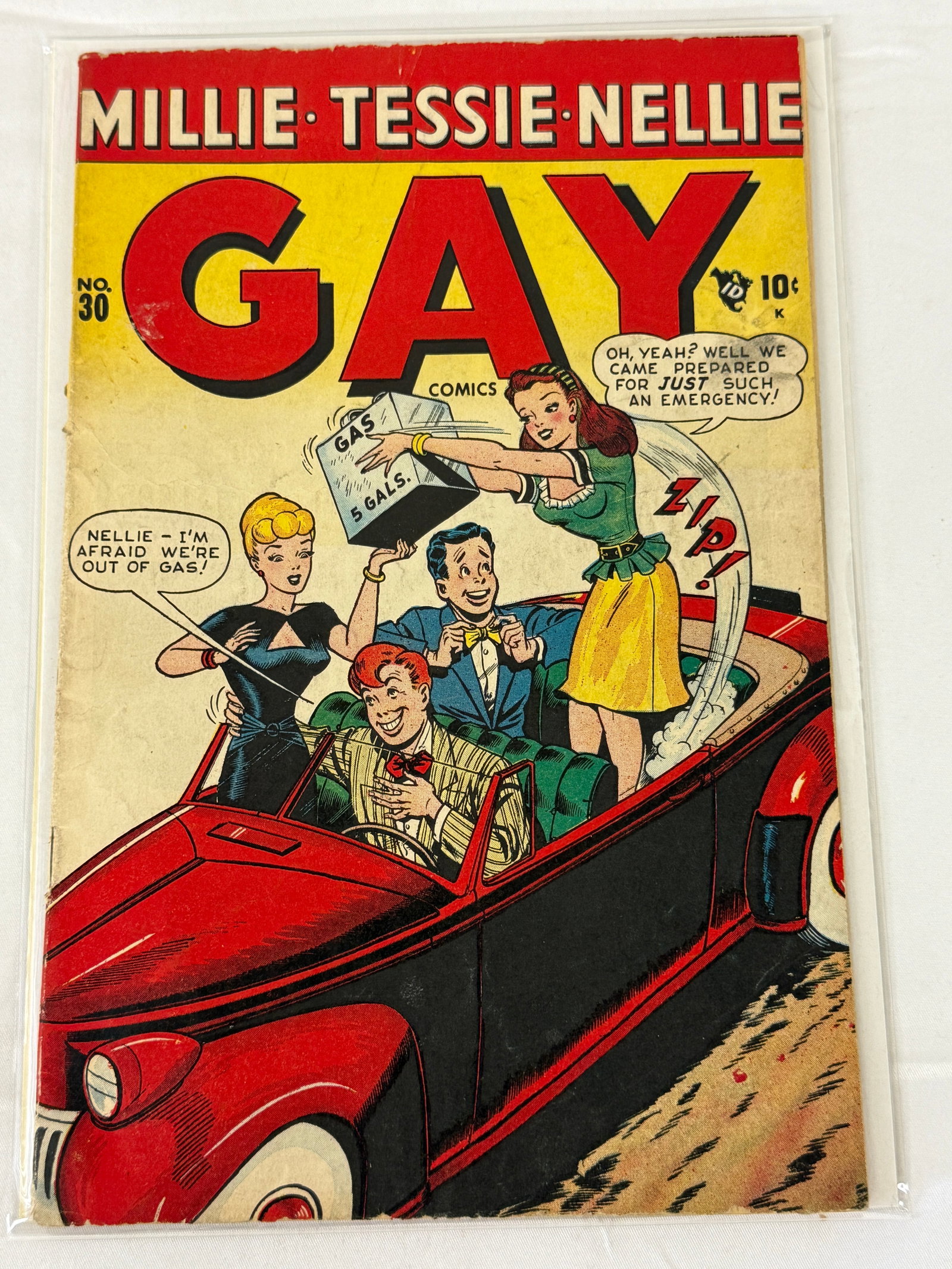 Gay Comics No. 30 Millie Tessie Nellie Marvel Timely Vintage Comic Book: Gay Comics No. 30 Millie Tessie Nellie Marvel Timely Vintage Comic Book