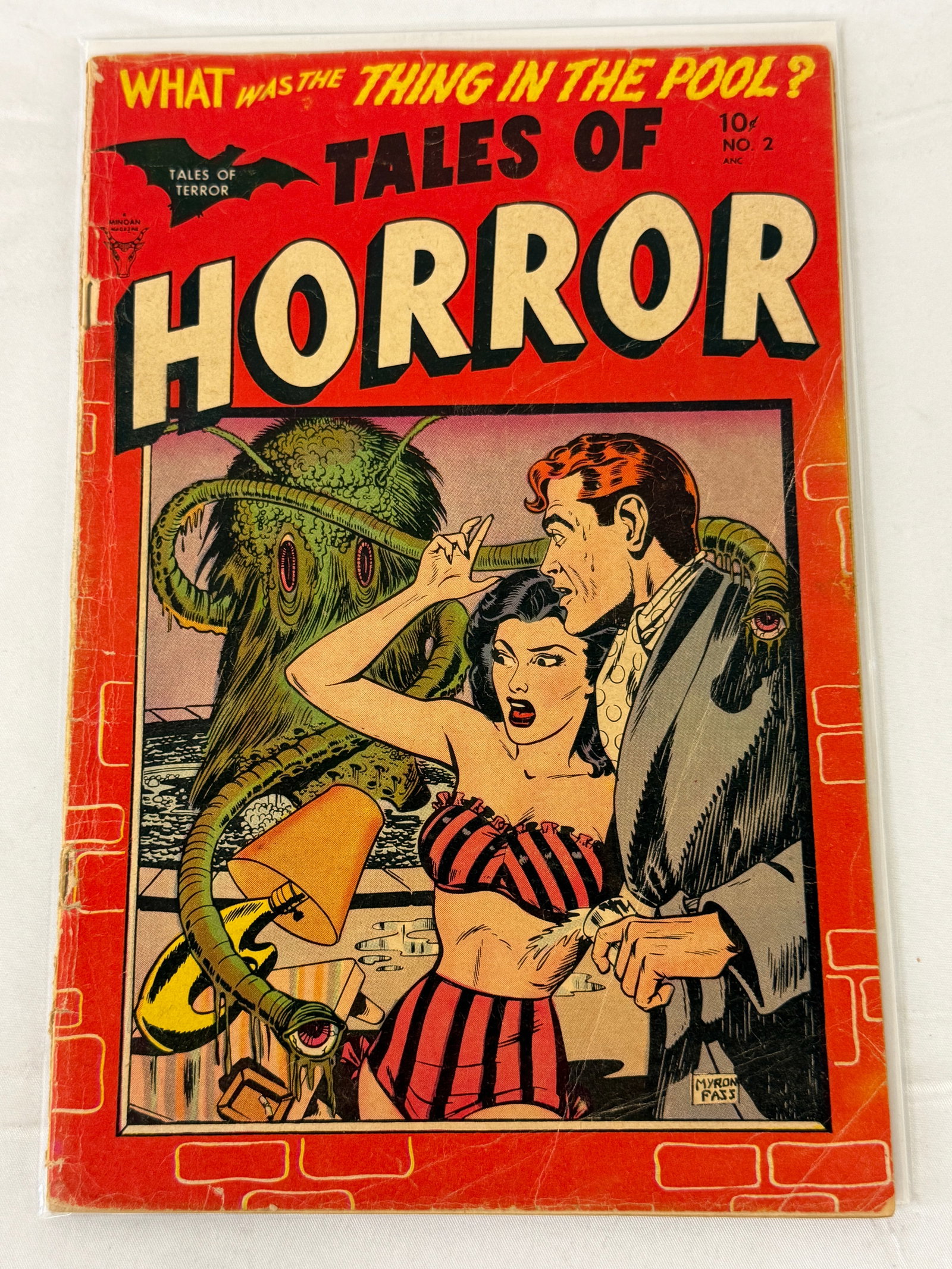 Tales of Horror No. 2 Vintage Horror Comic Book Toby Press 1952 (1 of 2)